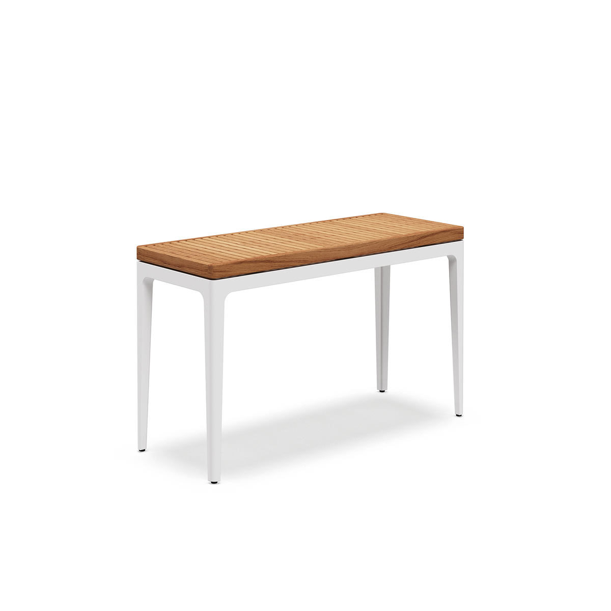 Grid Small Console Table Teak 103 x 40 x 63 cm
