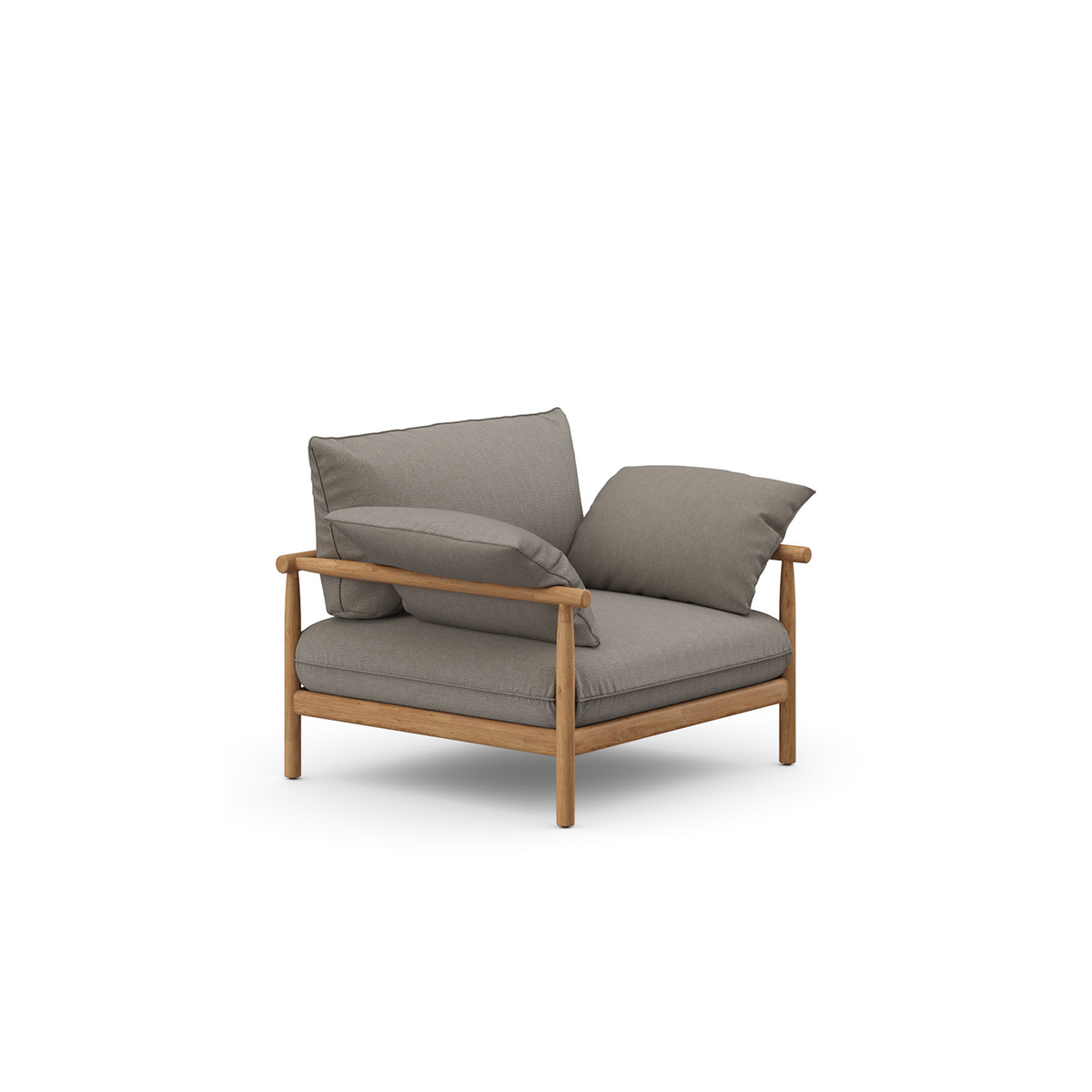 Tibbo Lounge chair XL With Dry + Seat, Back & 2 Side Cushions