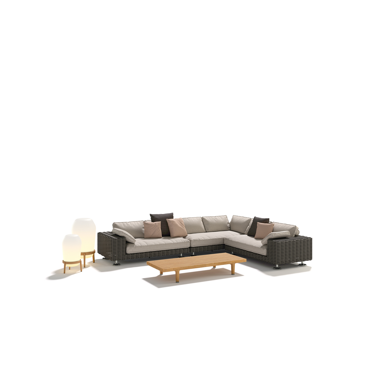 Sealine Coffee Table Teak 174 x 69 x 27 cm