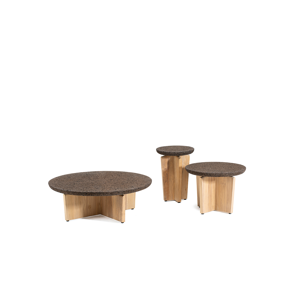 Cross Coffee Table 40 dia x 54 cm