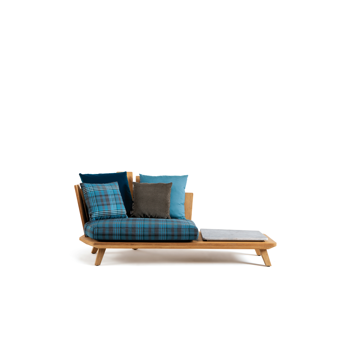 Rafael Lounge Armchair With Coffee Table Left