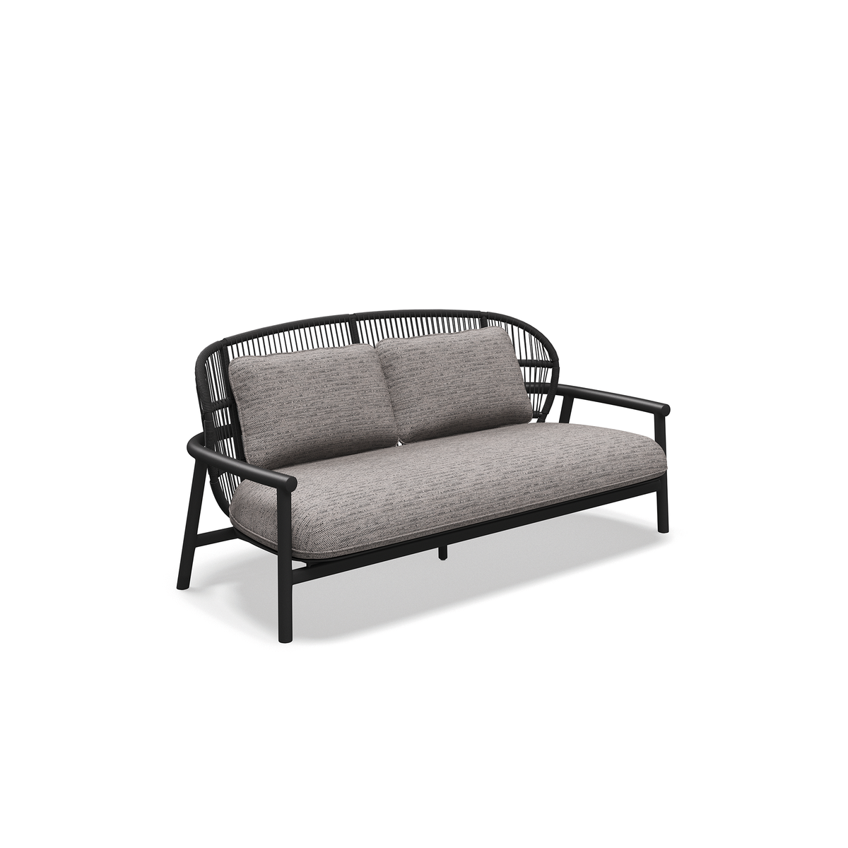 Fern Aluminium Low Back 2 Seater Sofa