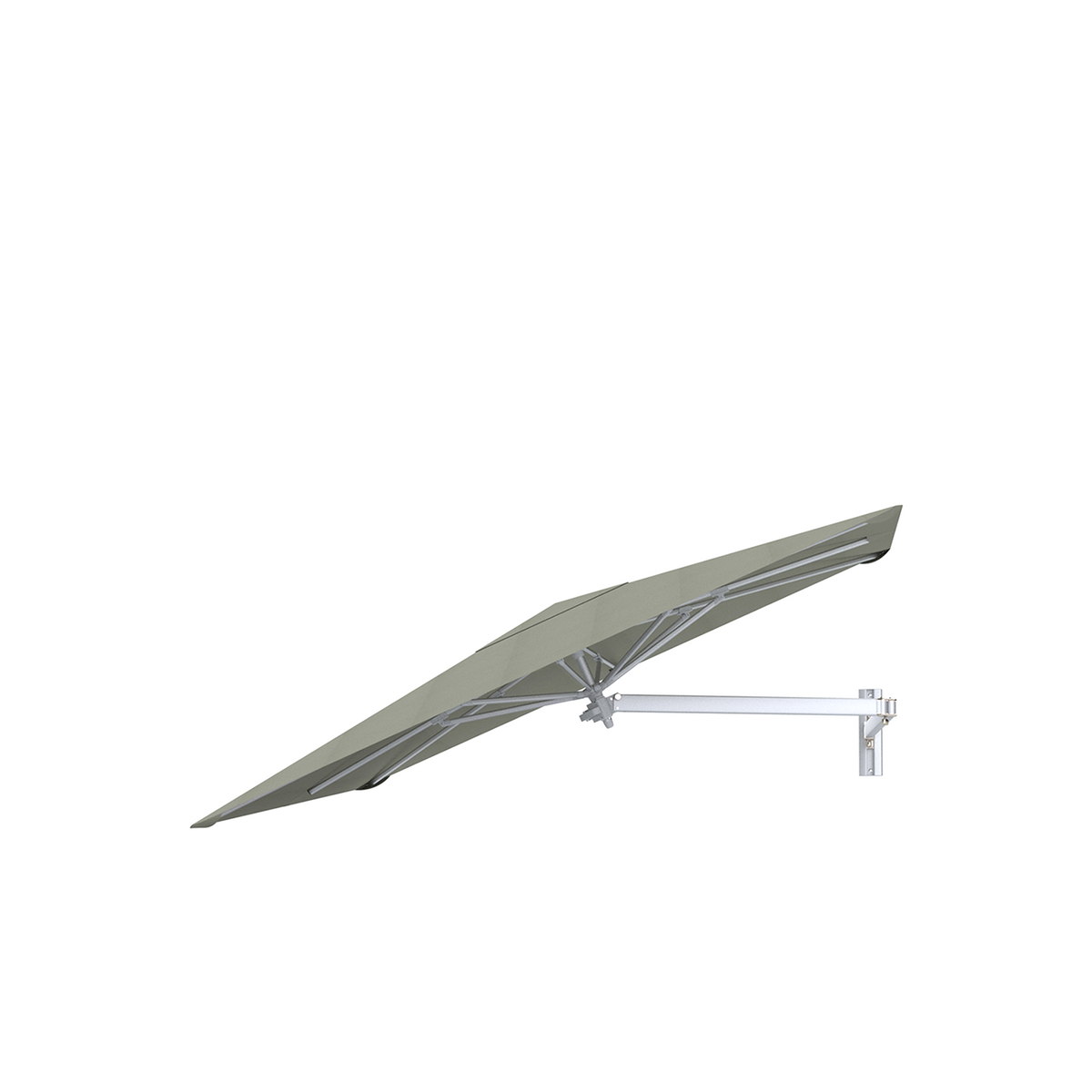 Paraflex Wall Mounted Umbrella Square 2.3 x 2.3 m