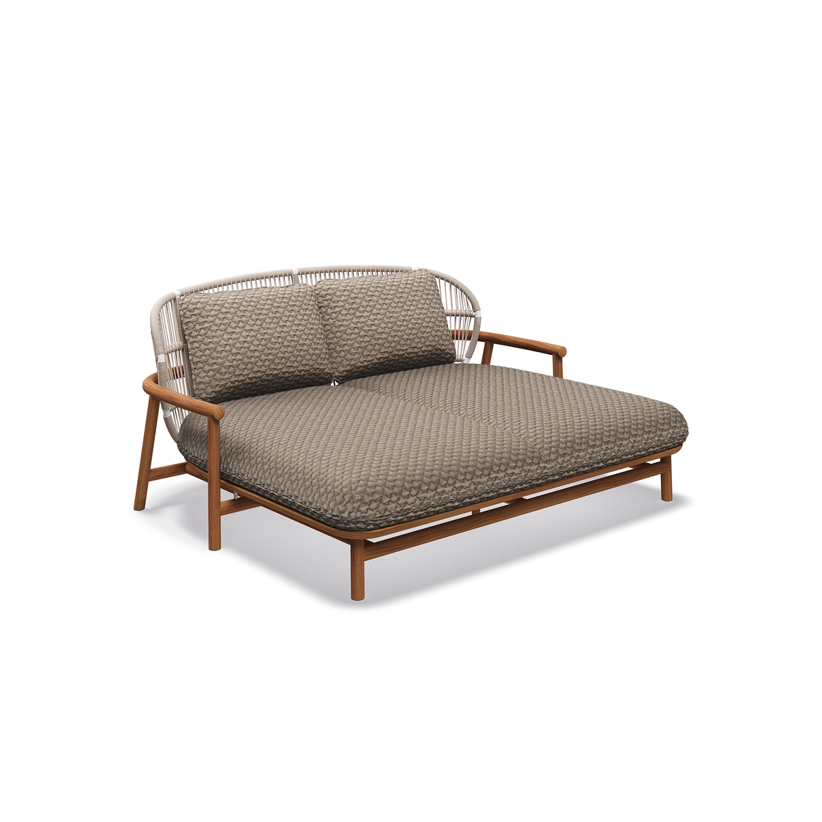 Fern Teak Low Back Daybed