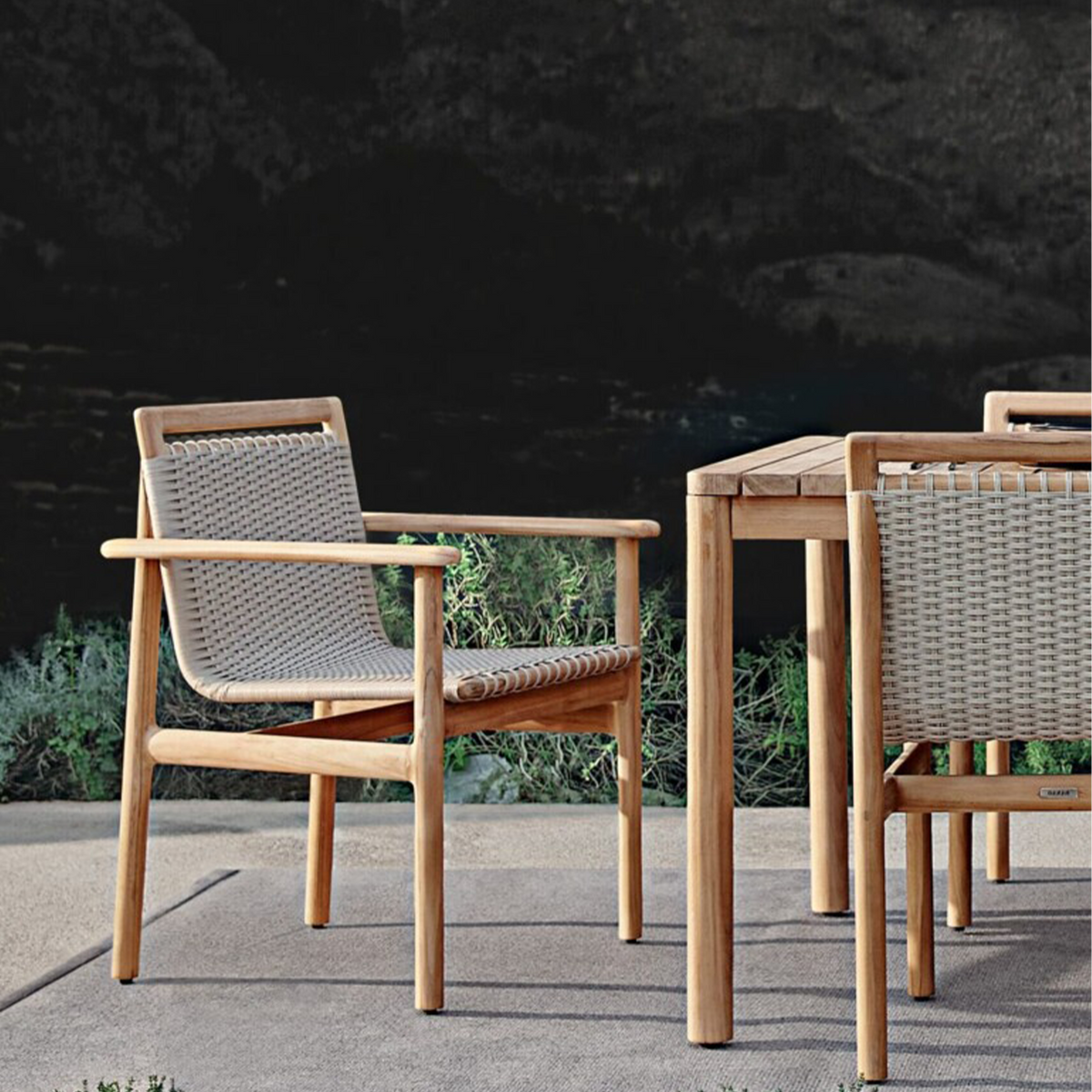 Montauk Dining Armchair Teak