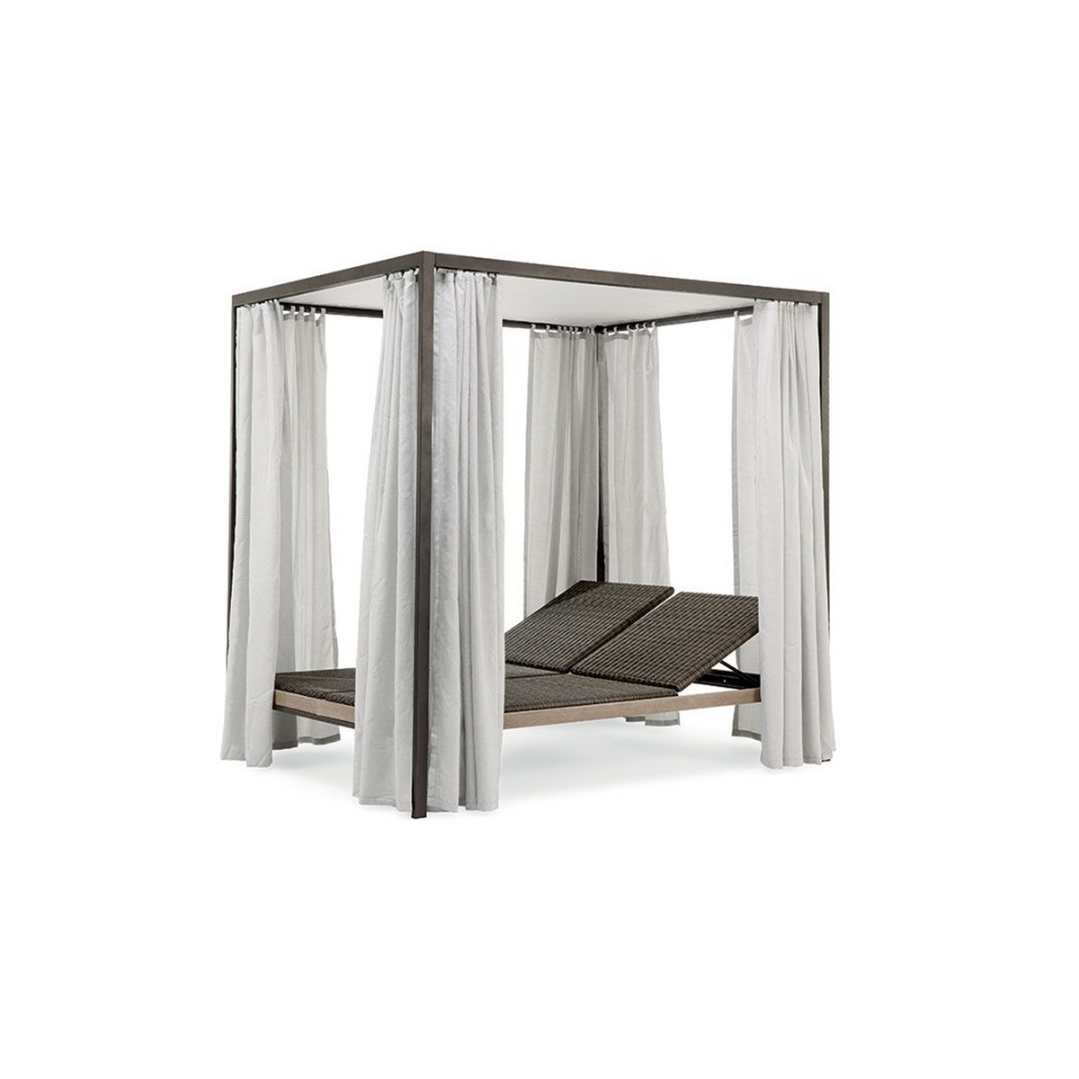 Allaperto Mountain Etwick Lounge Bed With Curtains