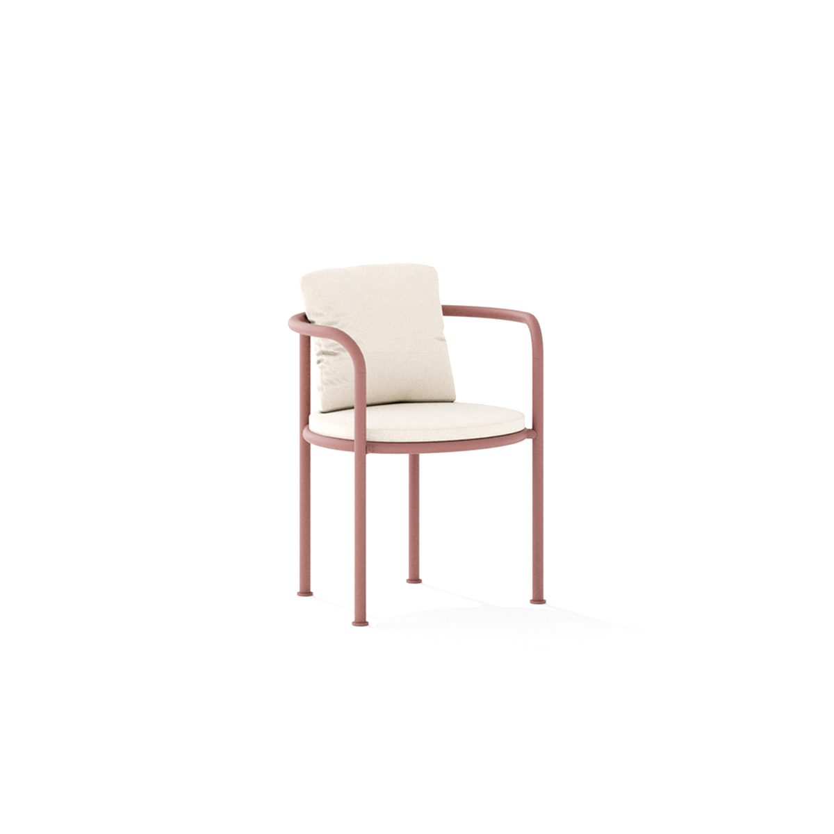 Roe Dining Armchair with Removable Seat and Backrest Cushions