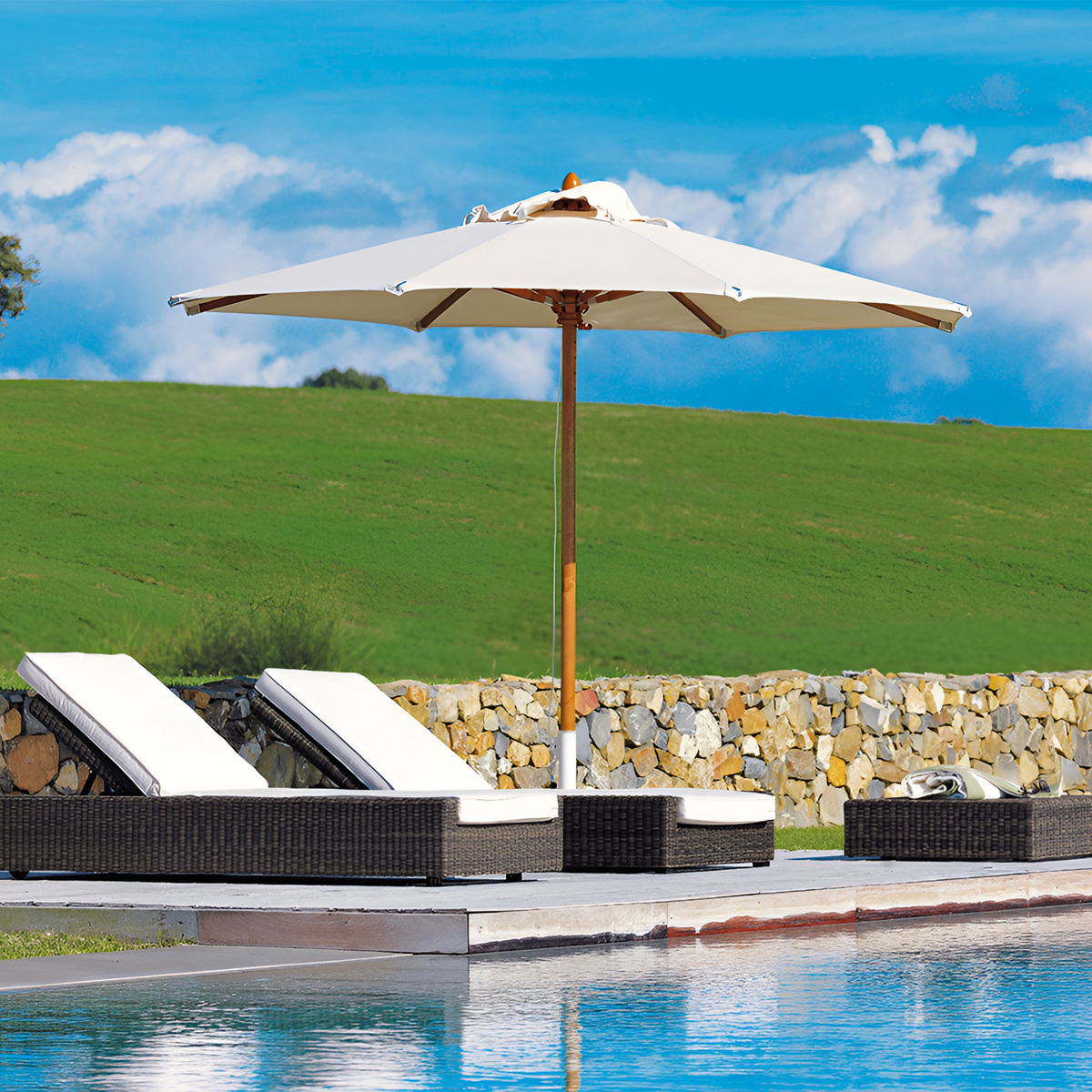 Classic Rectangular Umbrella 4 x 3 m