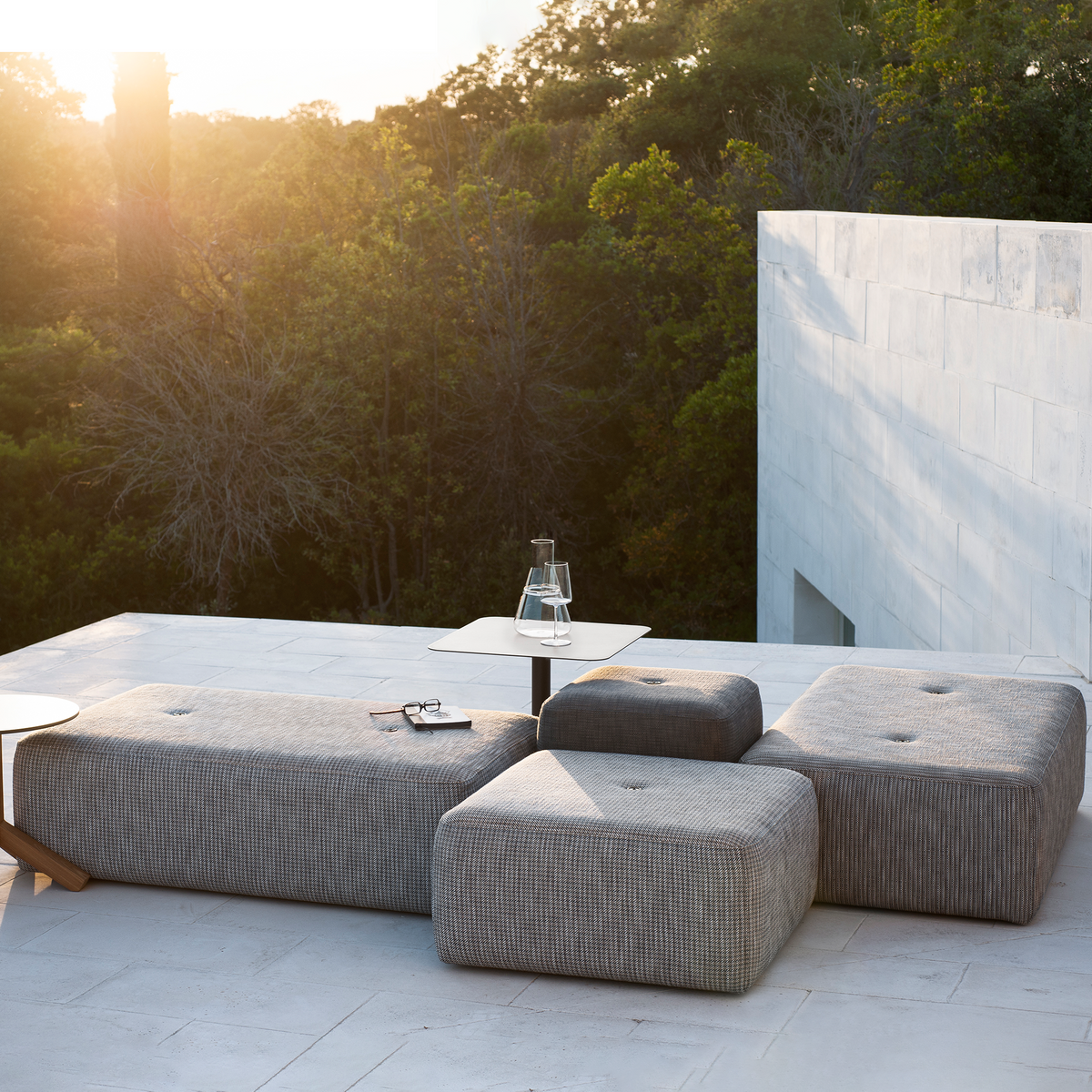 Double Pouf 125 x 75 x 38 cm