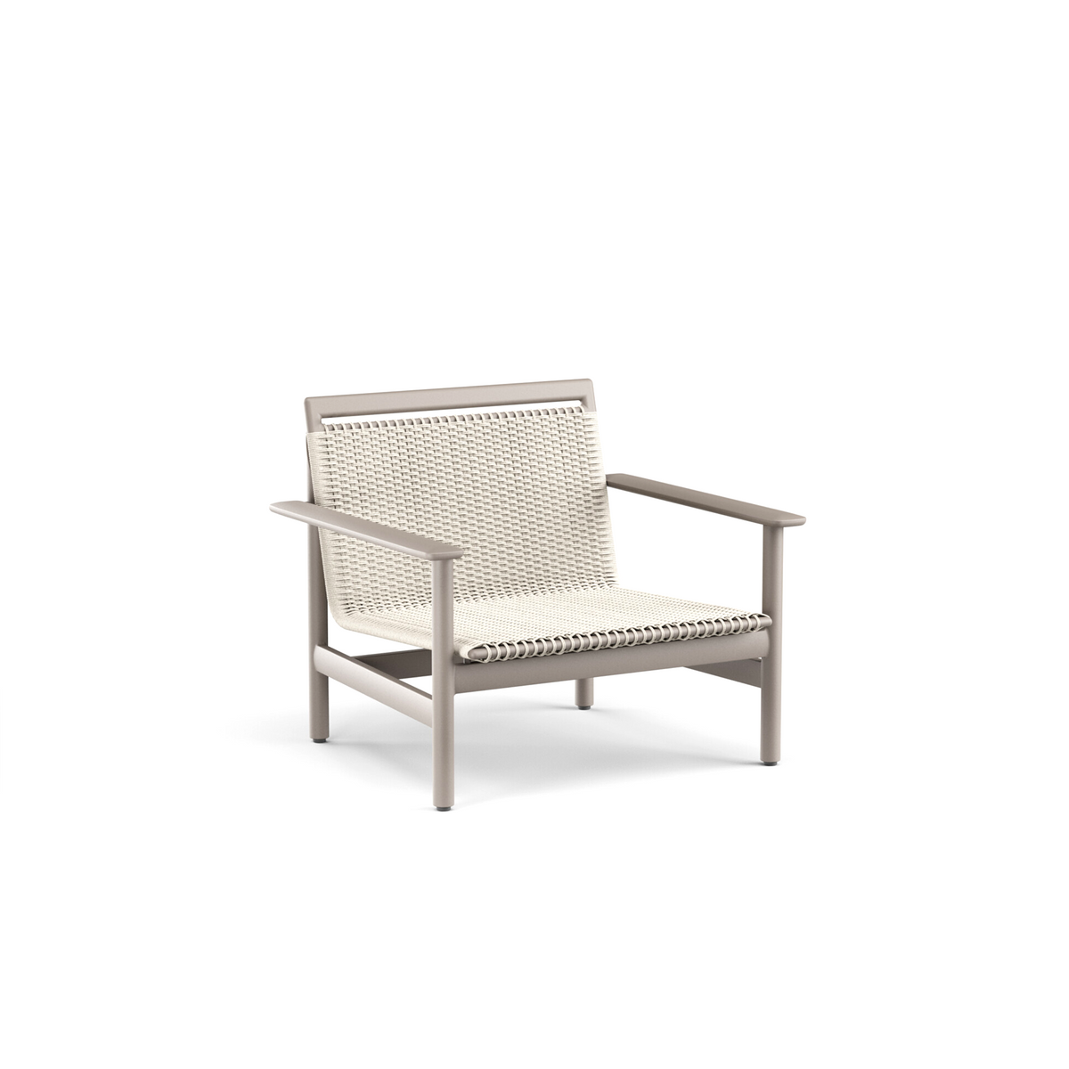 Montauk Lounge Chair with Arm Aluminium