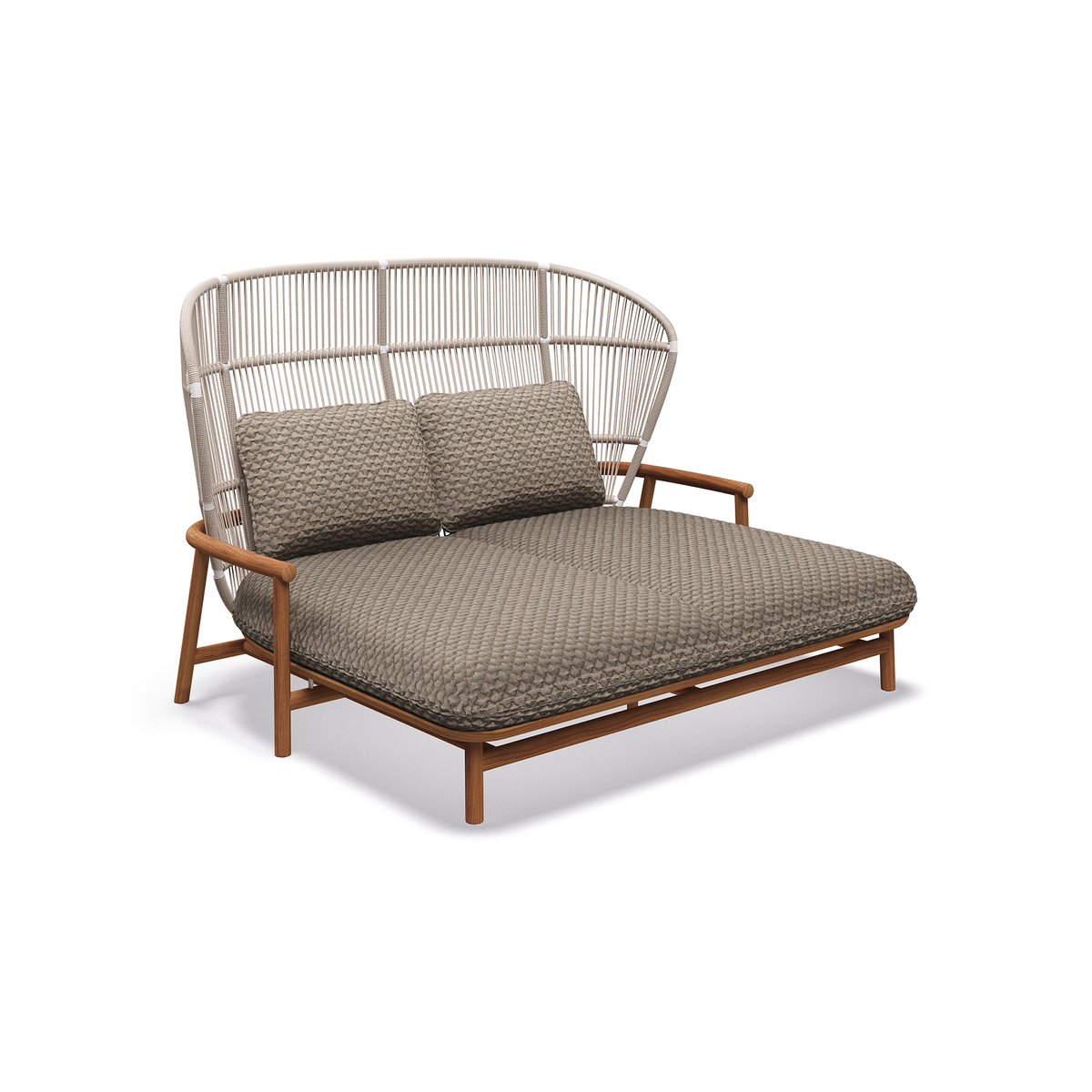 Fern Teak High Back Daybed