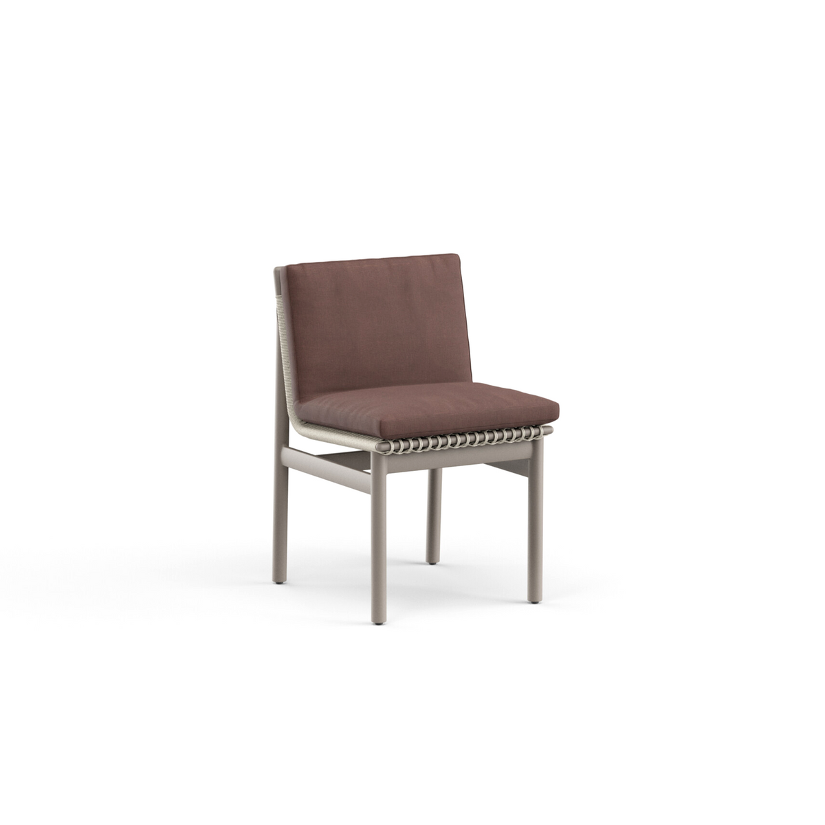 Montauk Dining Side Chair Aluminium