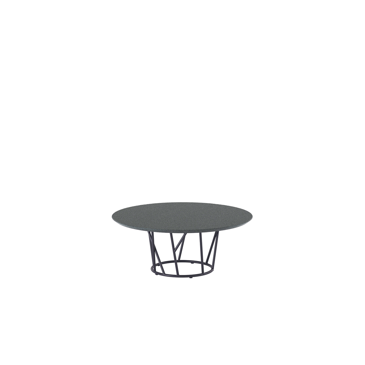 Wild Coffee Table with Speckled Aluminium Top 110 dia x 45 cm (69T2S)
