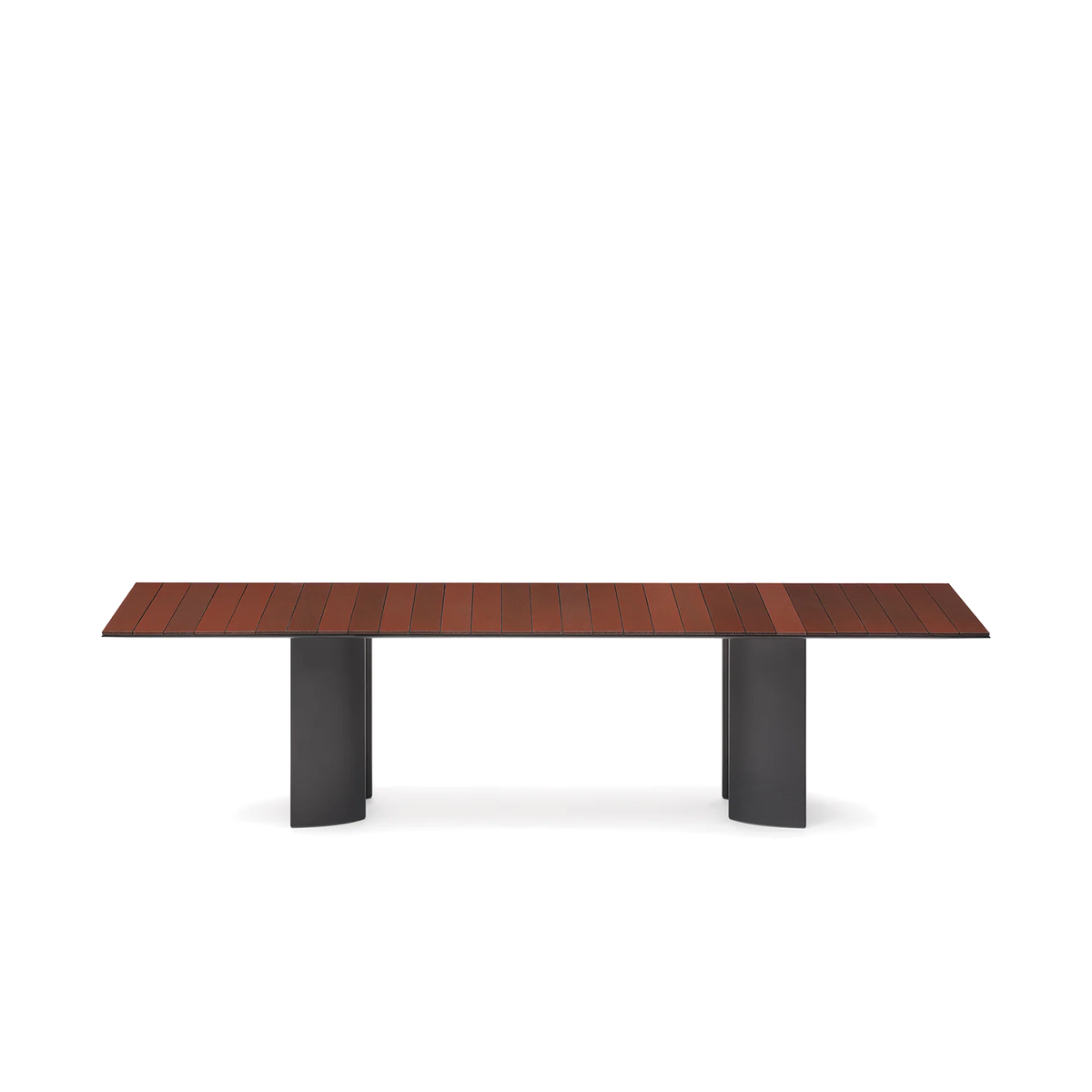 Naca Dining Table with Lava Stone Top 260 x 100 x 73 cm