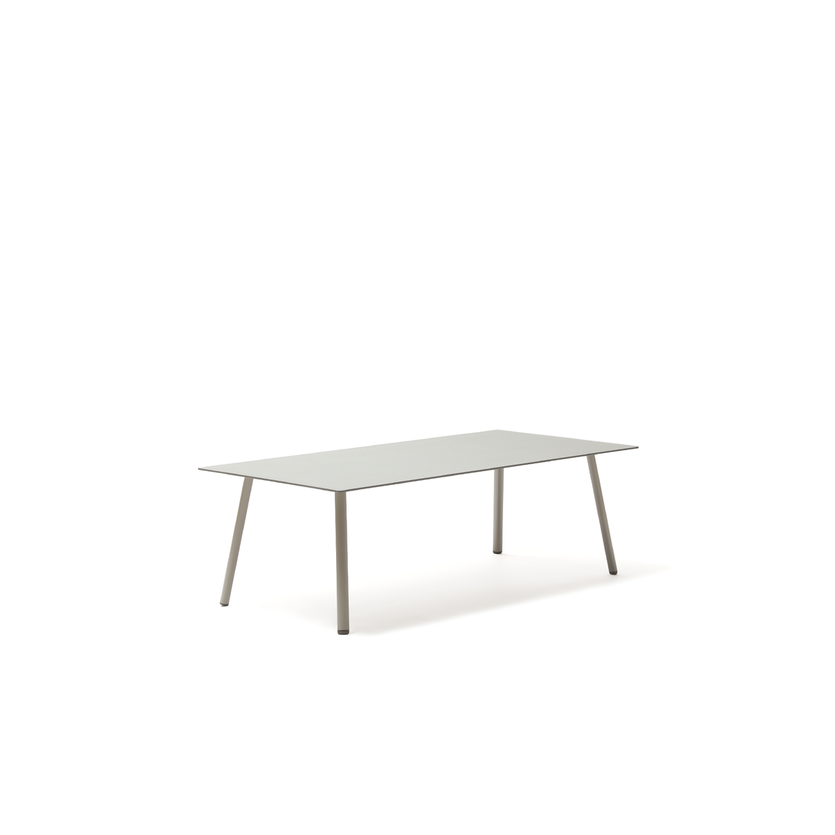Mosaiko Coffee Table Rectangular with Speckled Aluminium Top 120 x 56 x 38 cm