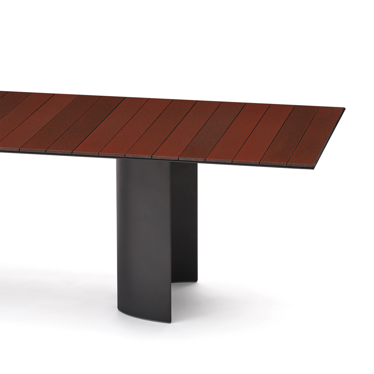 Naca Dining Table with Lava Stone Top 300 x 100 x 73 cm