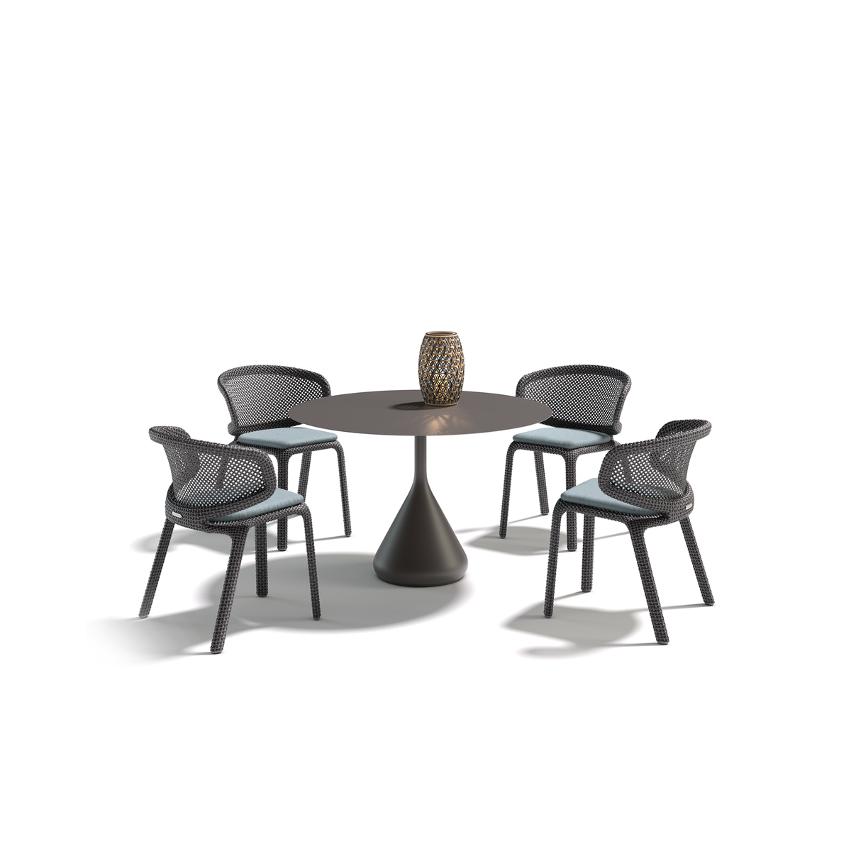 Satellite Counter Height Table 80 dia x 92 cm