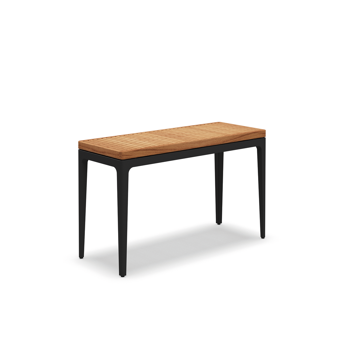 Grid Small Console Table Teak 103 x 40 x 63 cm