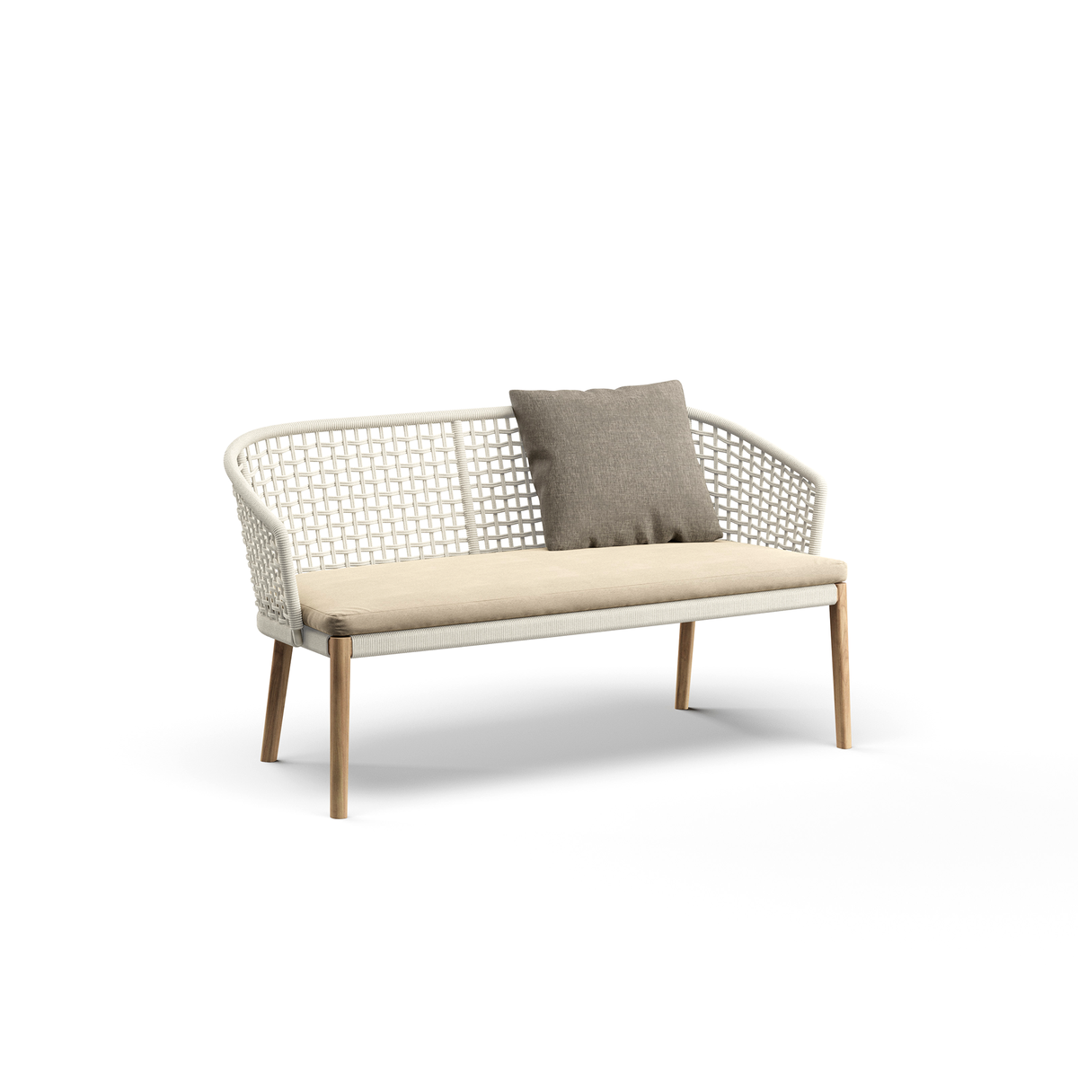 Tribeca 2 Seater Sofa with Teak Legs