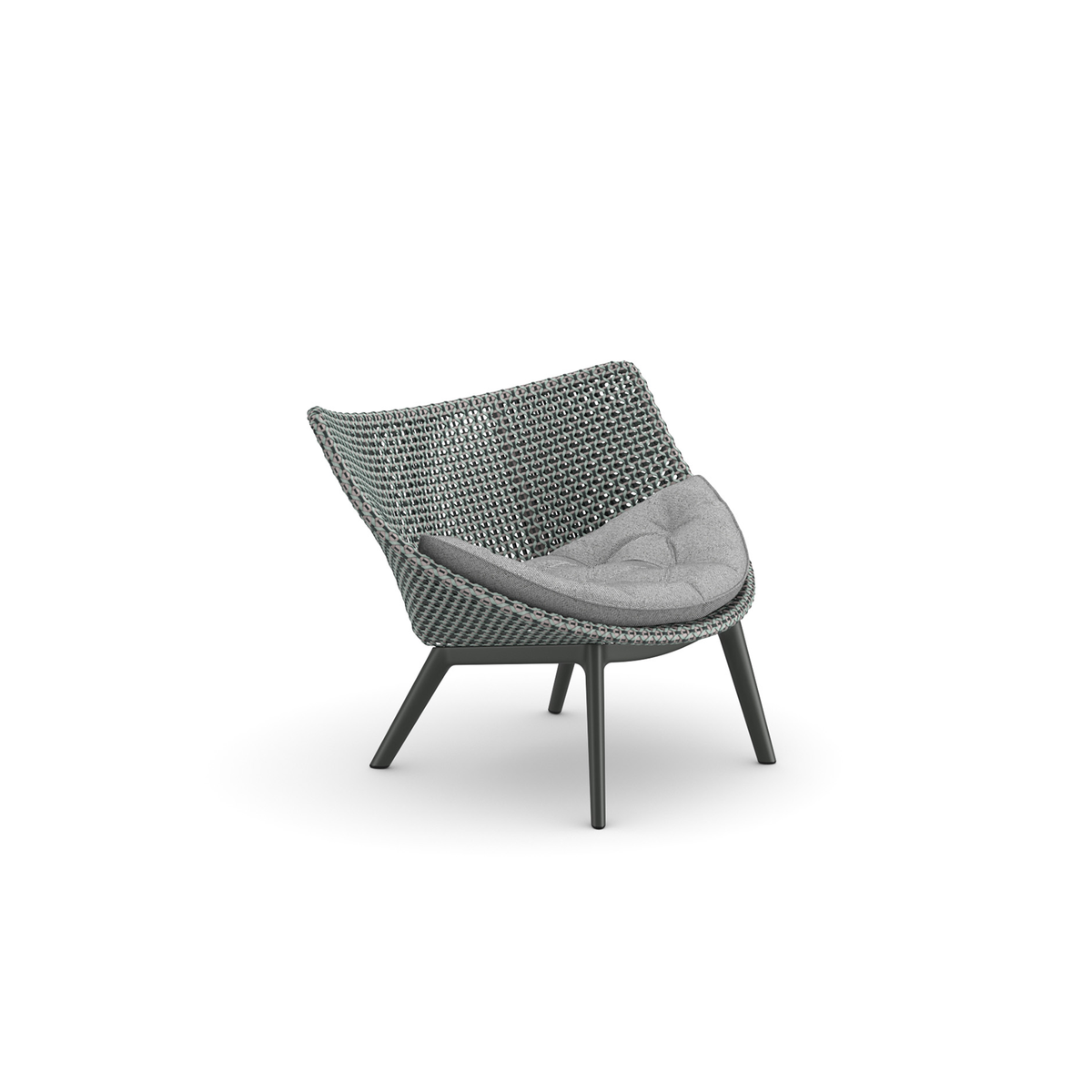 Mbrace Alu Lounge Chair With Seat Cushion