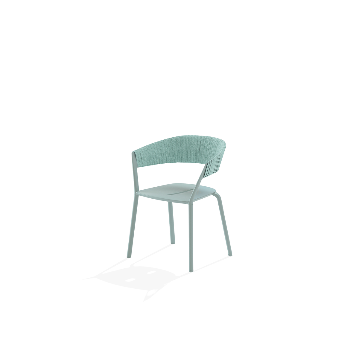 Ria Dining Armchair with Partially Woven Rope