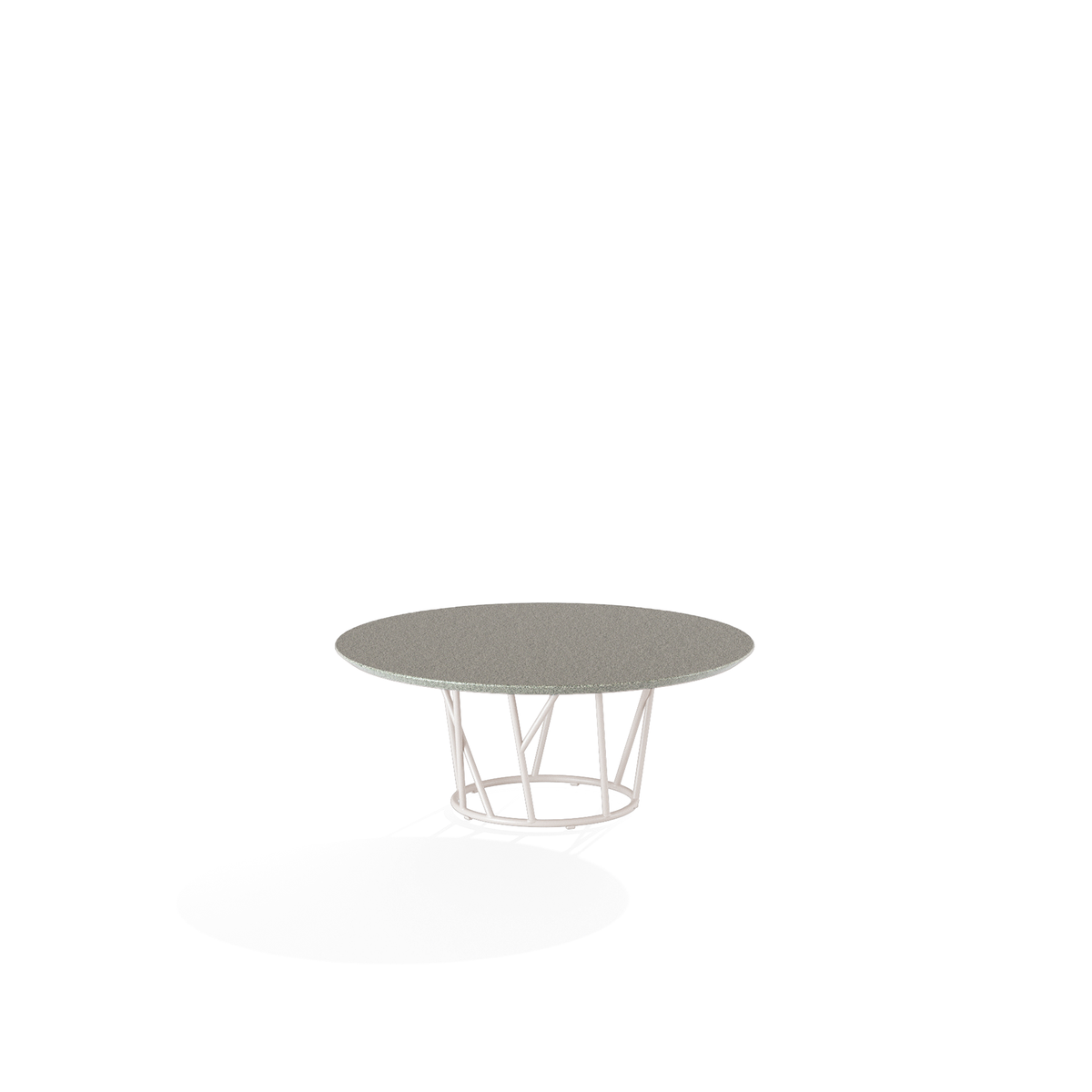 Wild Coffee Table with Speckled Aluminium Top 110 dia x 45 cm (69T2S)