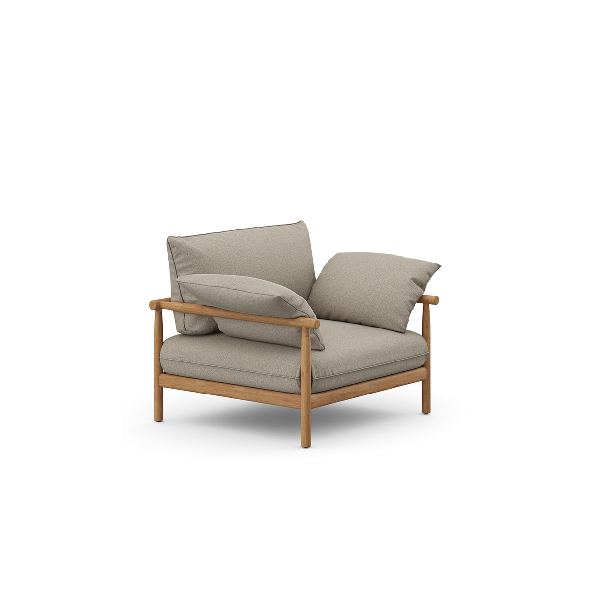 Tibbo Lounge chair XL With Dry + Seat, Back & 2 Side Cushions