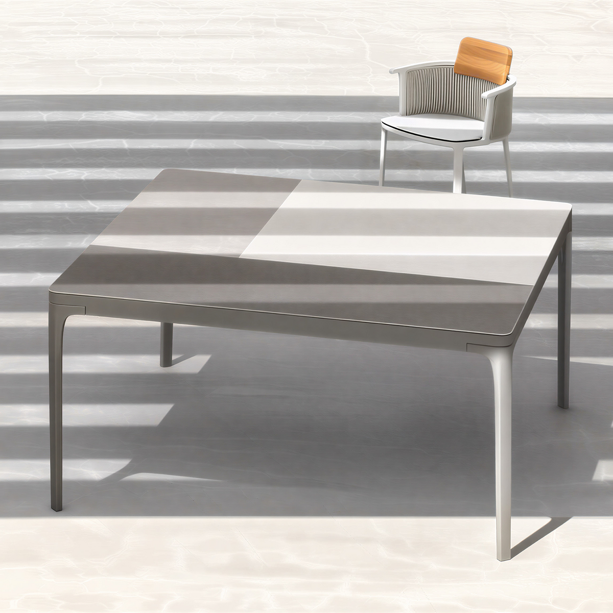 Play XL Square Dining Table 149 x 149 x 75 cm