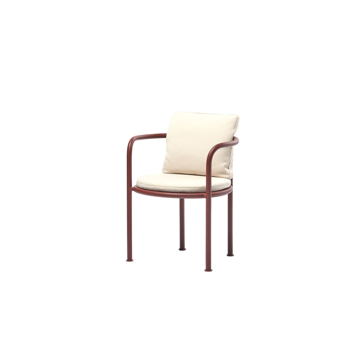 Roe Dining Armchair with Removable Seat and Backrest Cushions