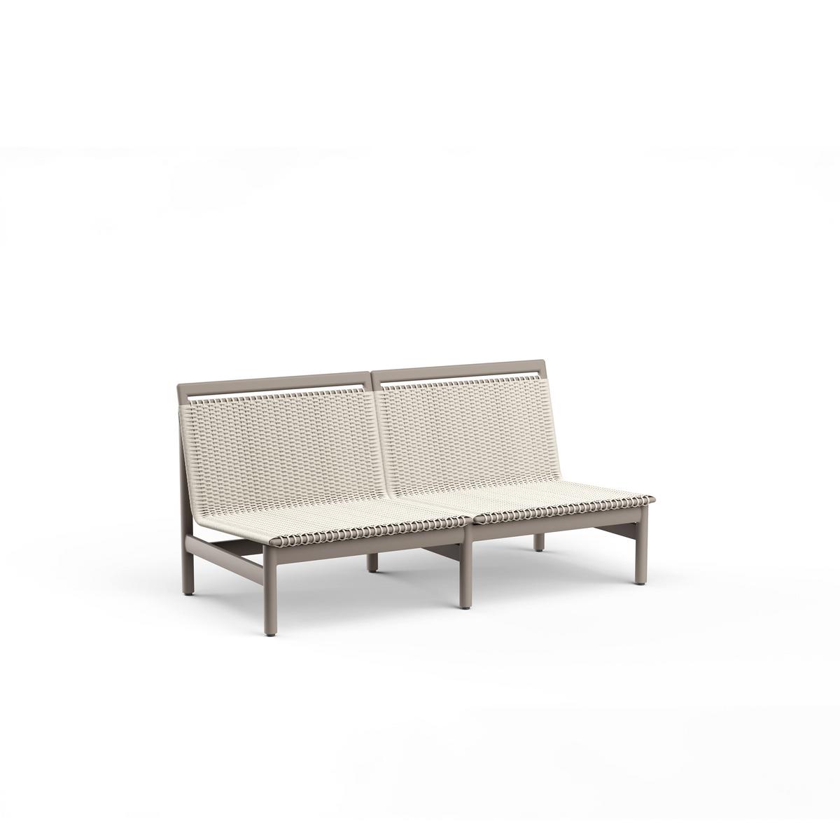 Montauk 2 Seater Sofa Aluminium
