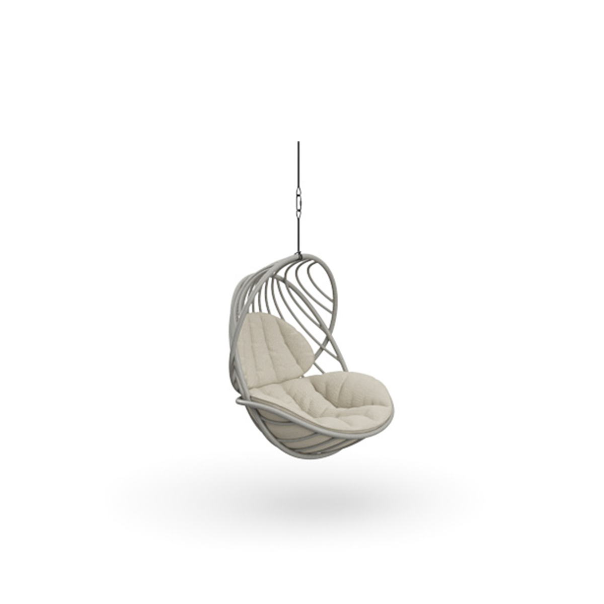 Kida Hanging Lounge Chair WIth Infinite Loop & Cushion