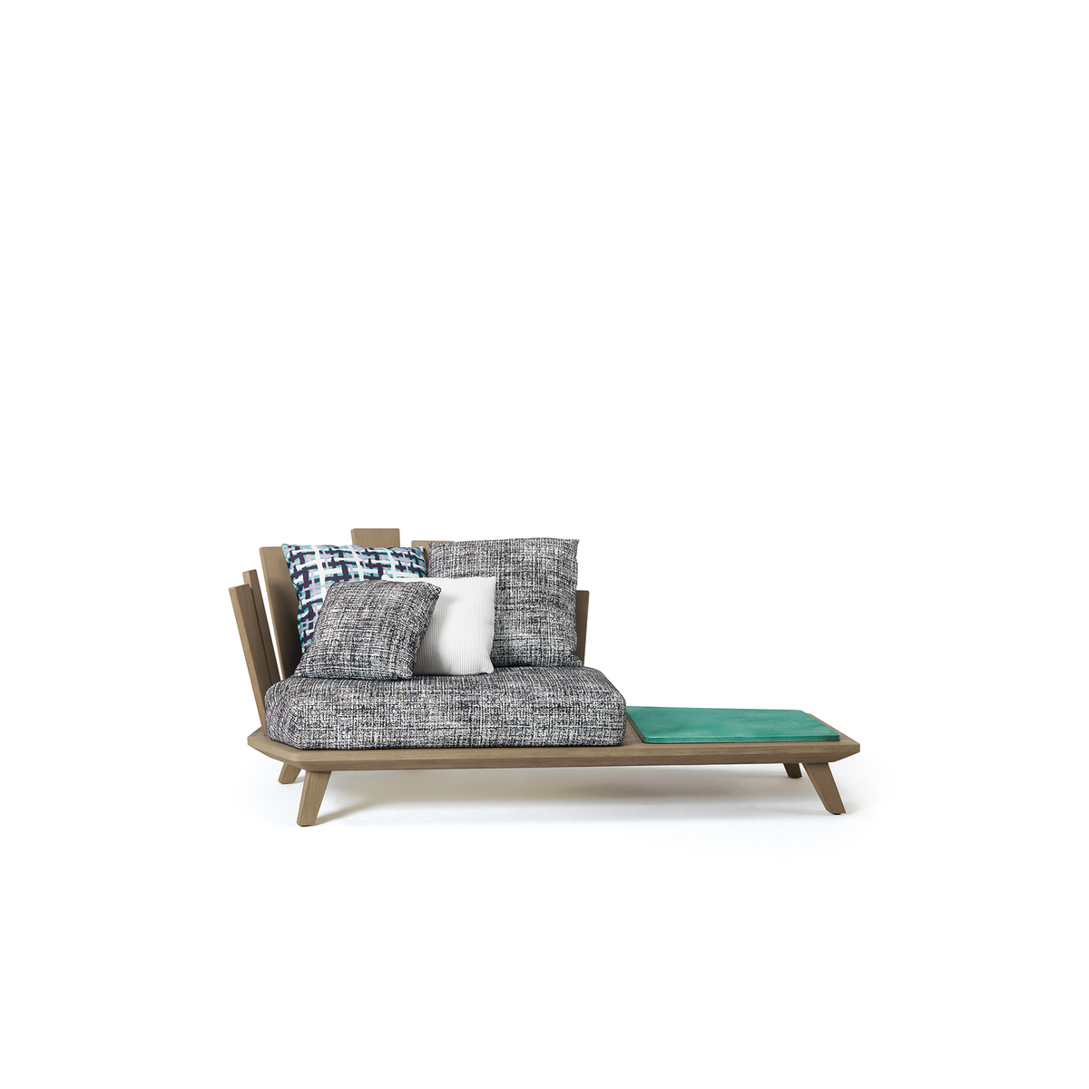 Rafael Lounge Armchair With Coffee Table Left