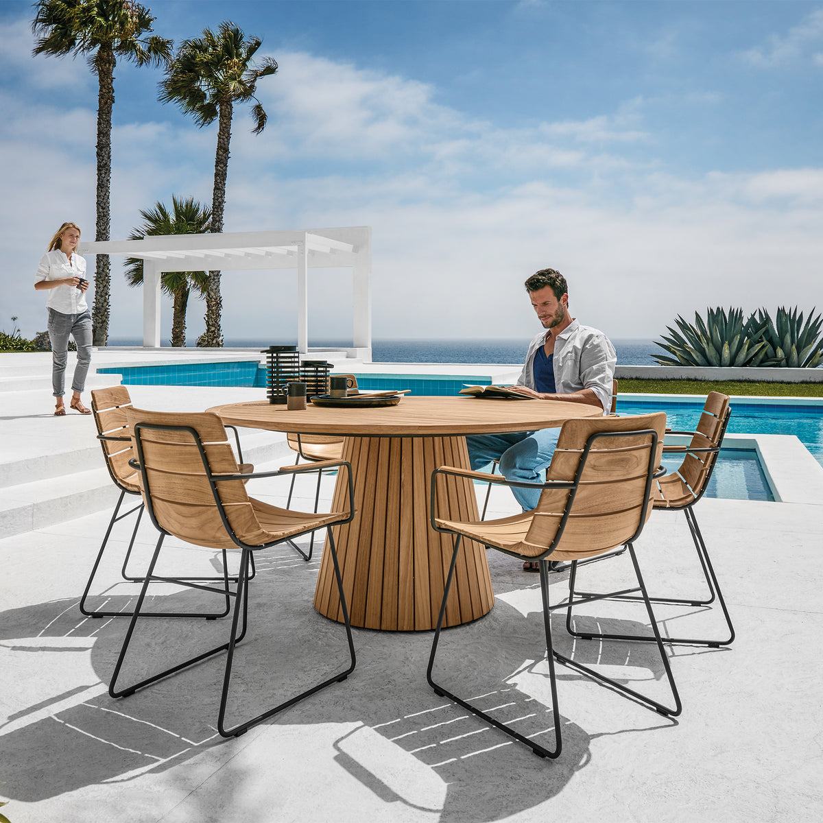 Whirl Round Dining Table 150 dia x 74 cm