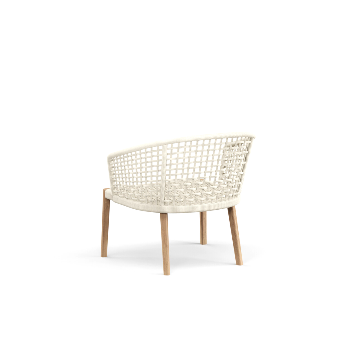 Tribeca Lounge Chair with Teak Legs