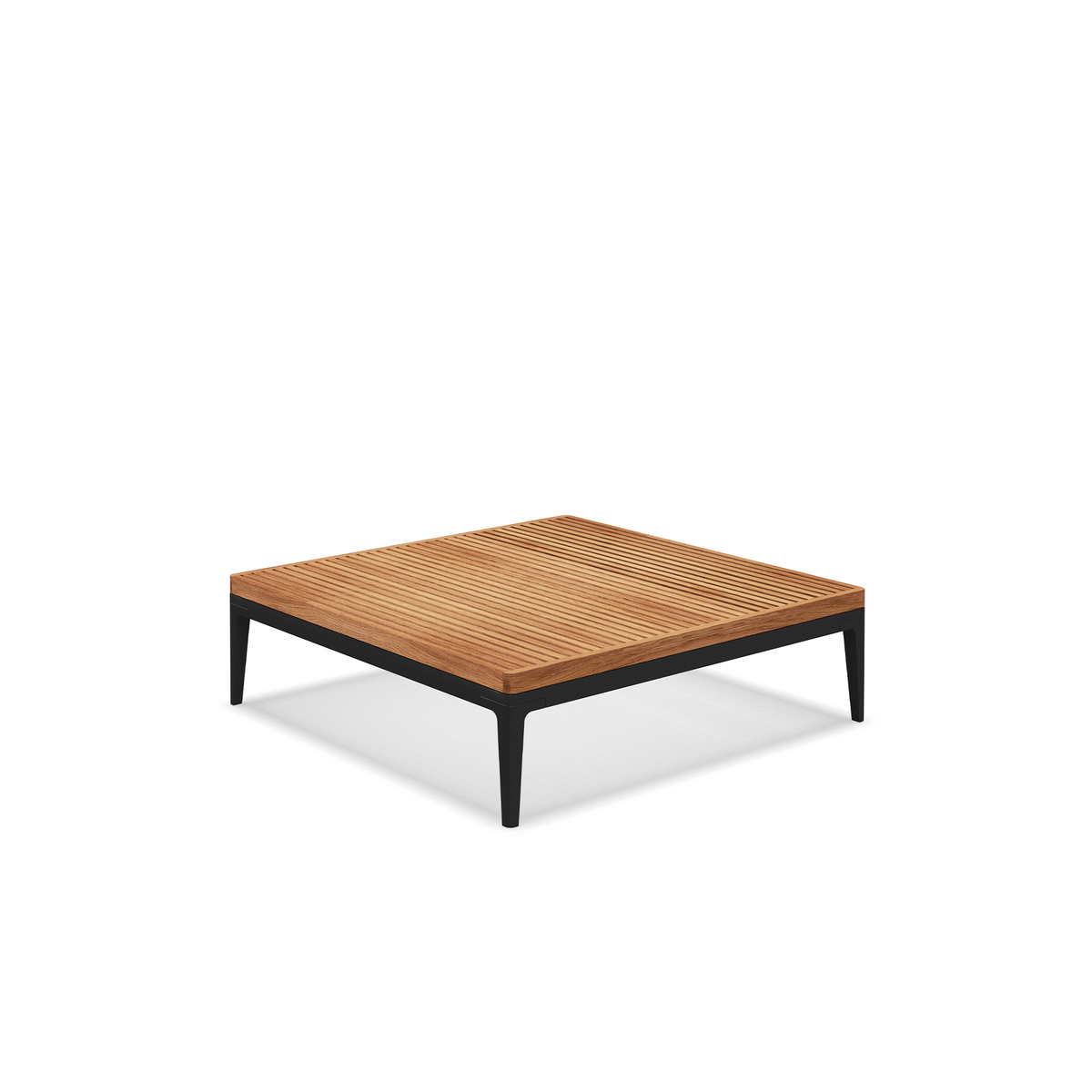 Grid Large Coffee Table Teak 103 x 103 x 30 cm