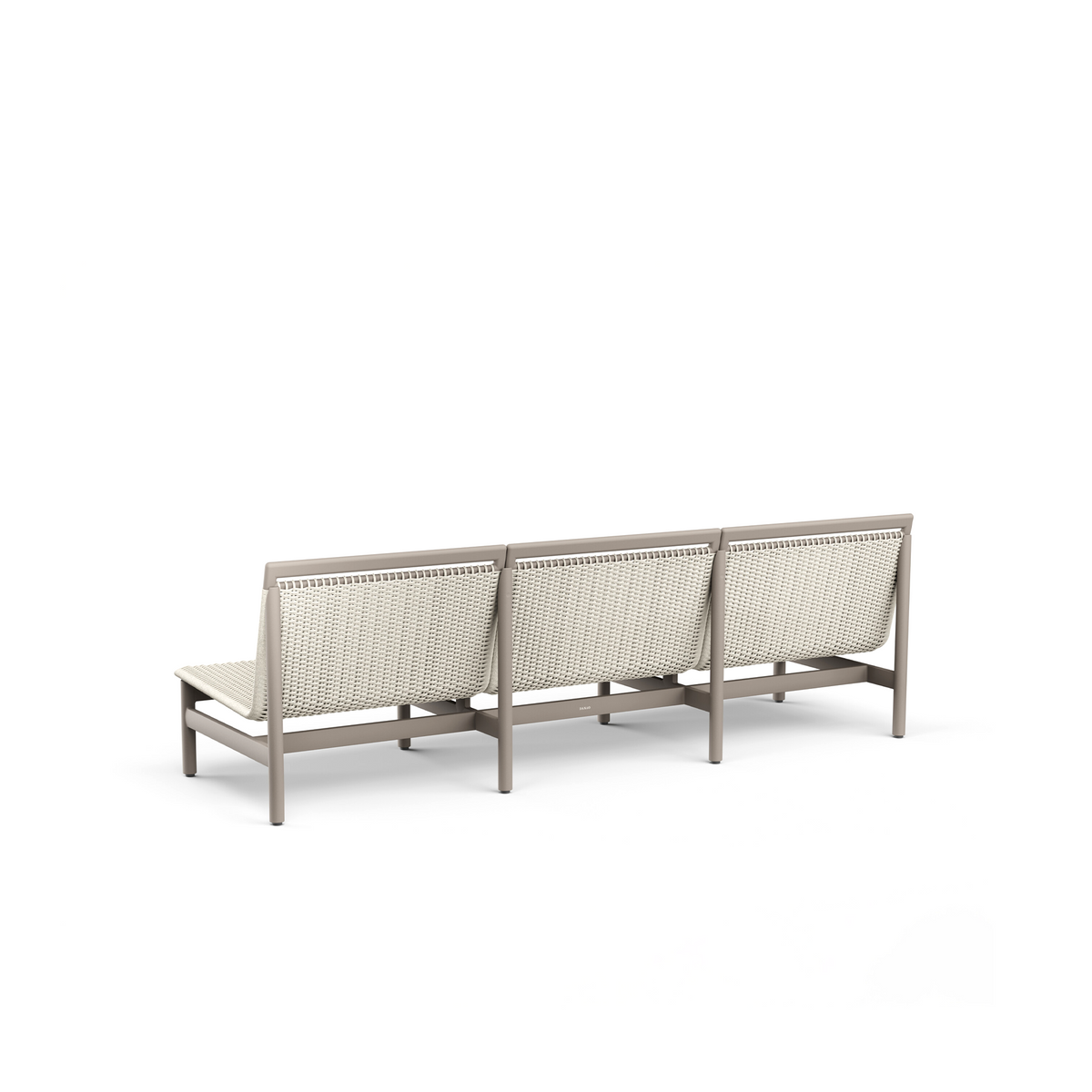 Montauk 3 Seater Sofa Aluminium