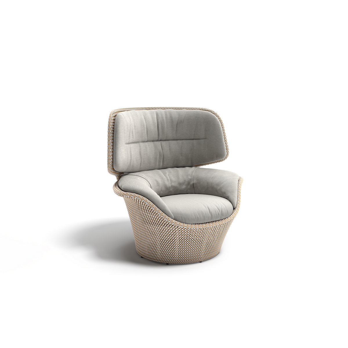 Seashell Grand Wing Chair With Full Cushion