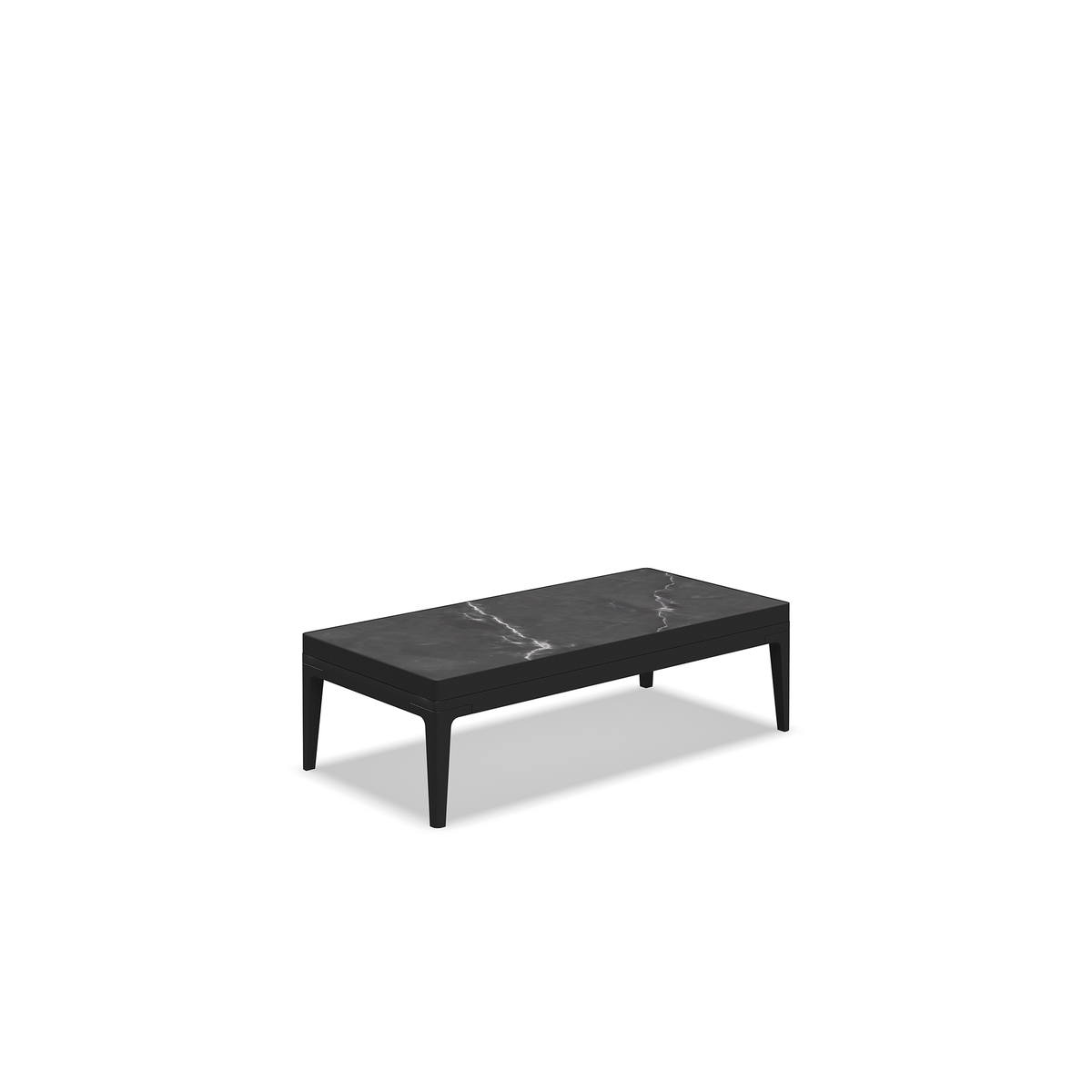 Grid Small Coffee Table Ceramic 103 x 50 x 30 cm