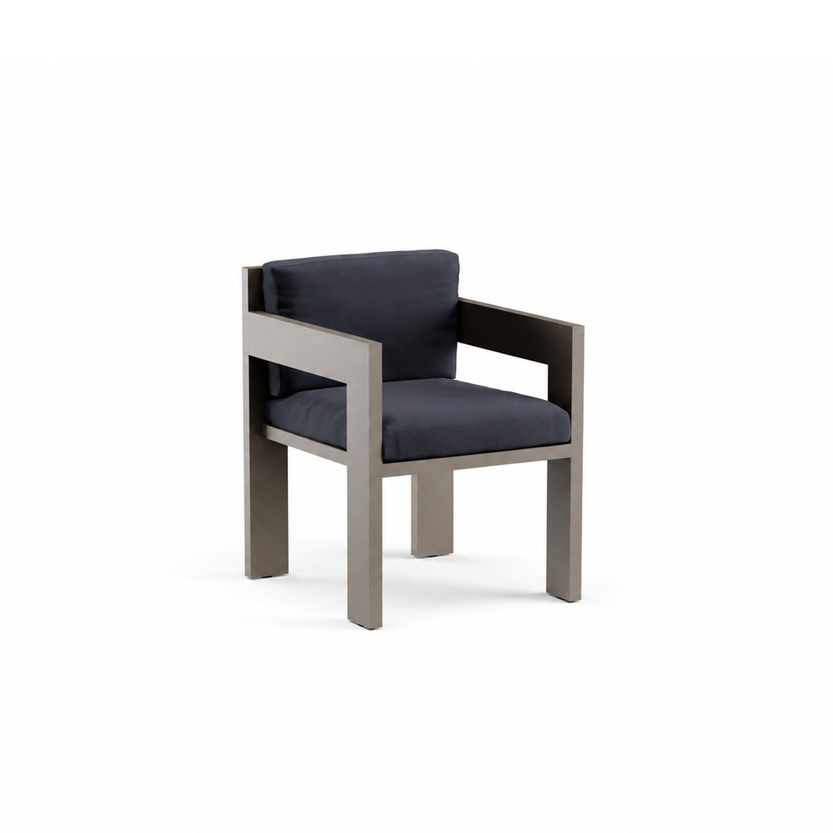 S2 Dining Armchair Aluminium