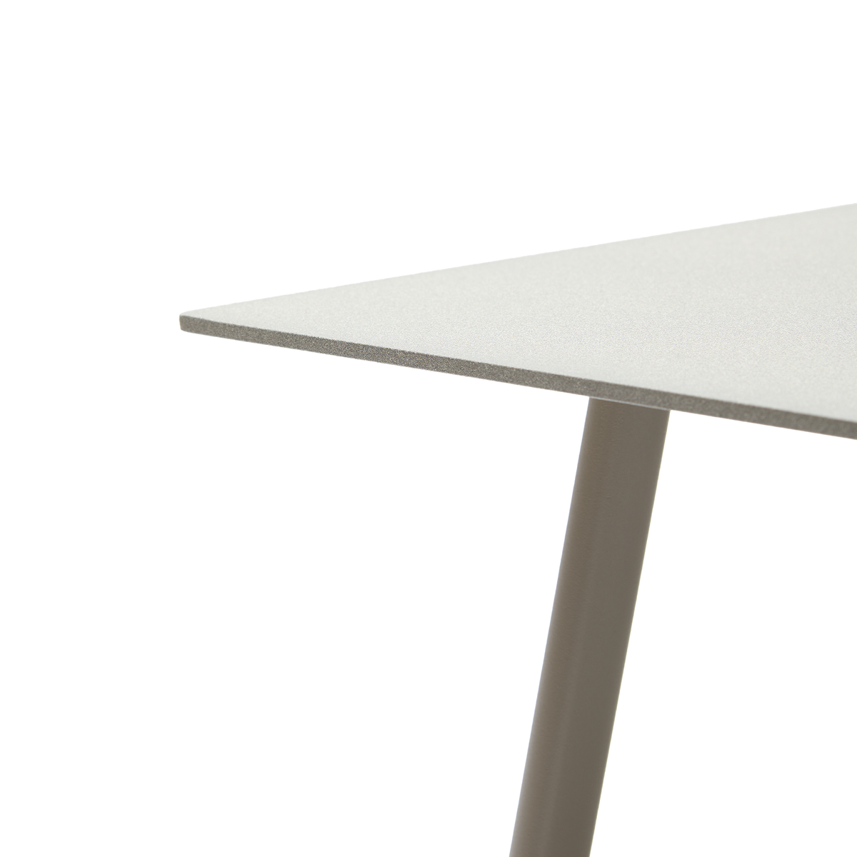 Mosaiko Coffee Table Rectangular with Speckled Aluminium Top 120 x 56 x 38 cm