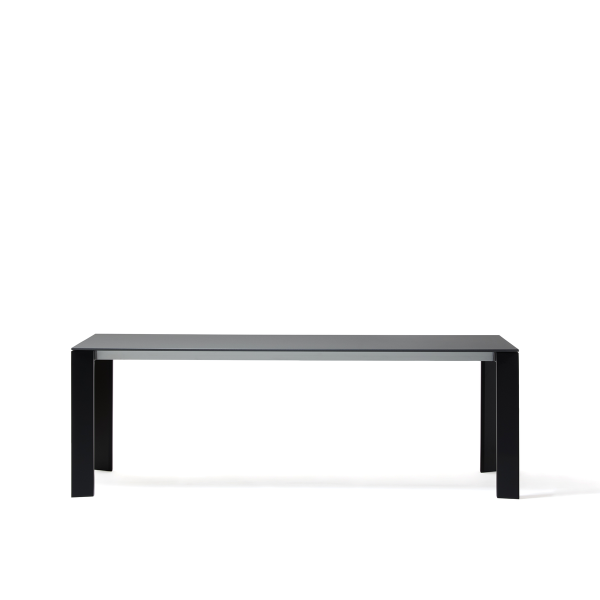 Grande Arche Dining Table Extendible with Speckled Aluminium Top 220-270 x 100 x 74 cm