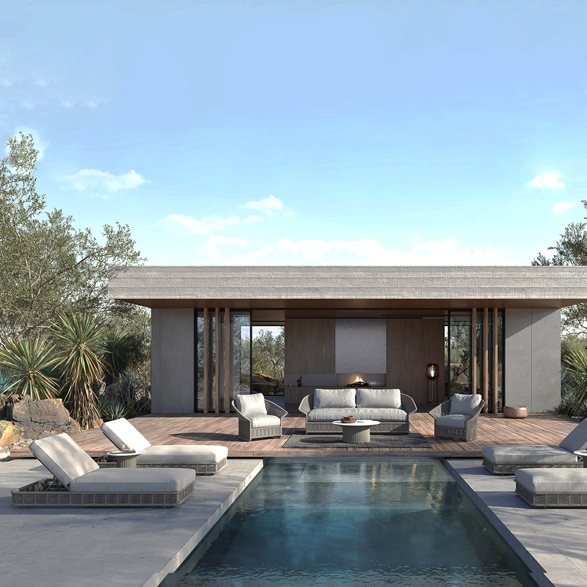 Collare Pool Chaise