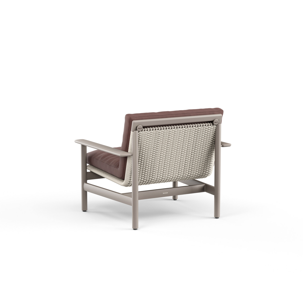 Montauk Lounge Chair with Arm Aluminium