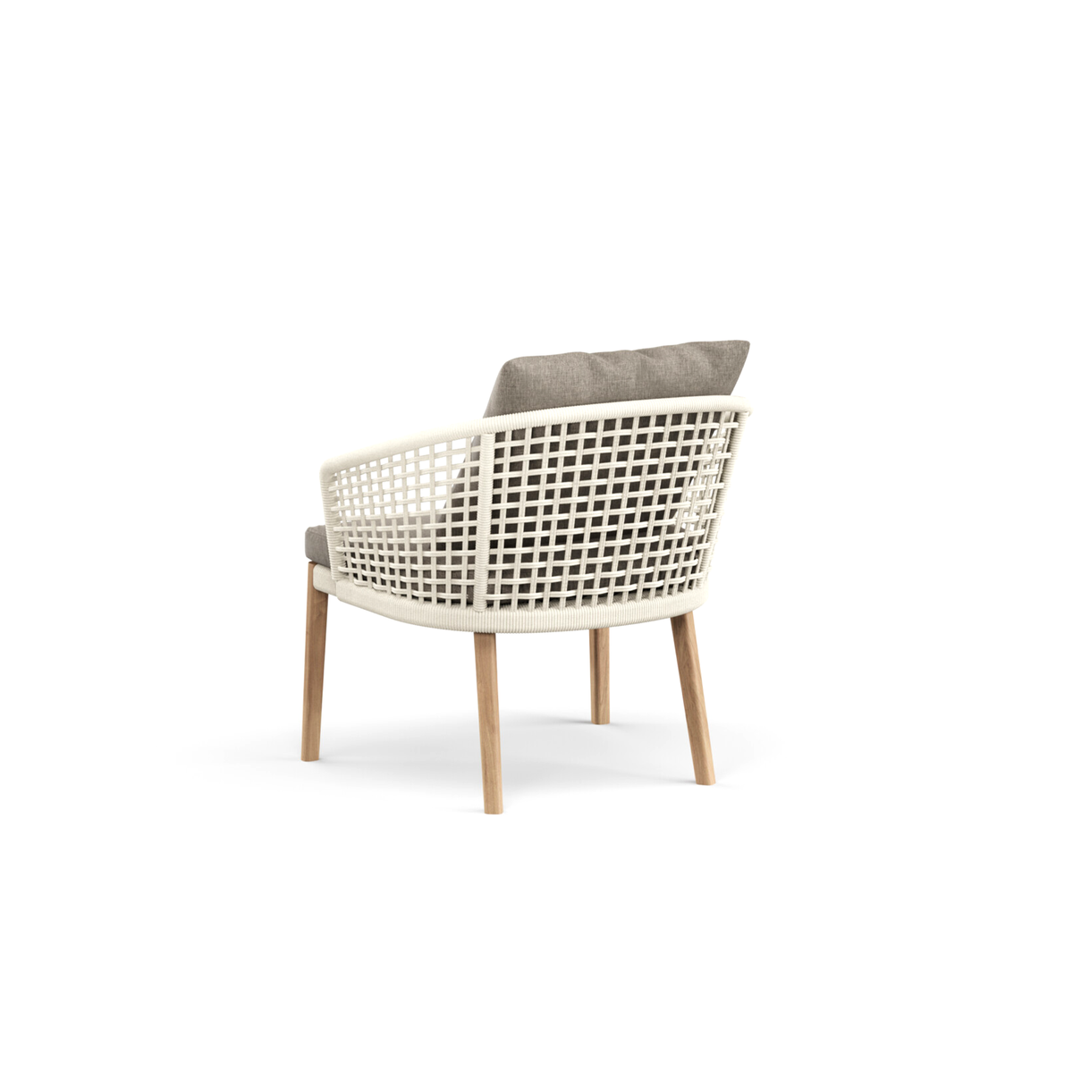 Tribeca Lounge Chair with Teak Legs