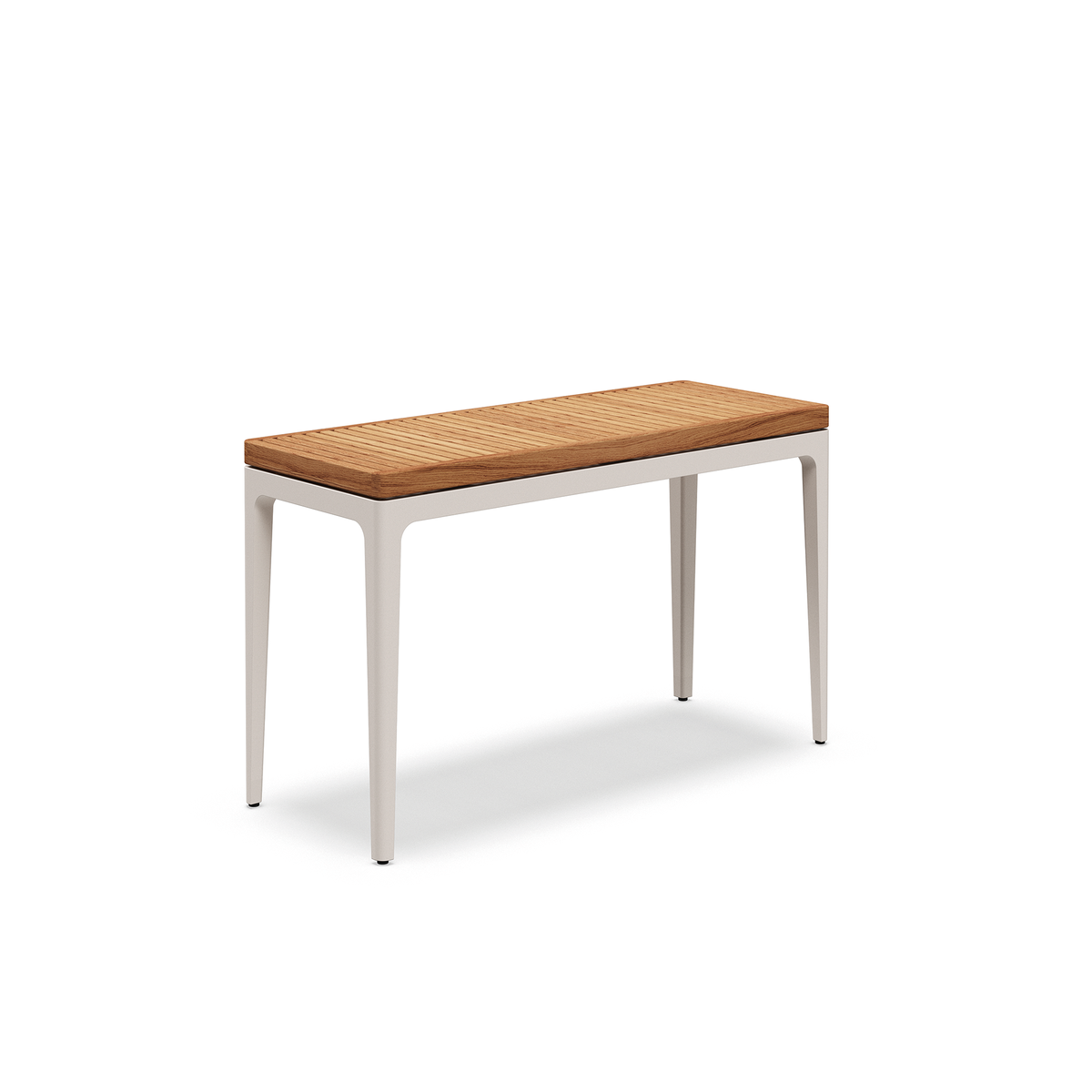 Grid Small Console Table Teak 103 x 40 x 63 cm