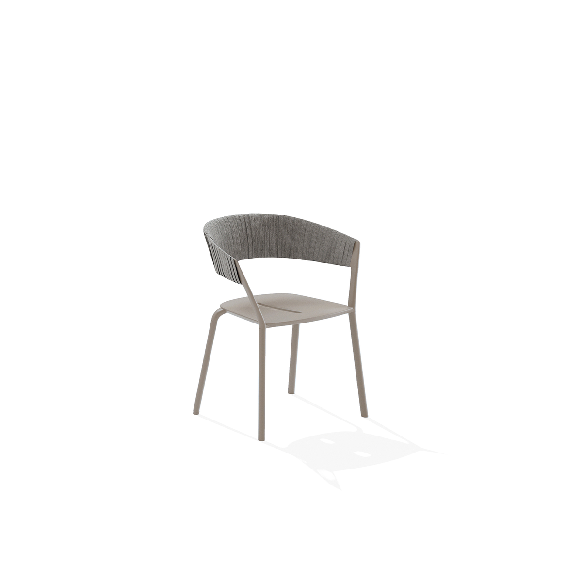 Ria Dining Armchair with Partially Woven Rope