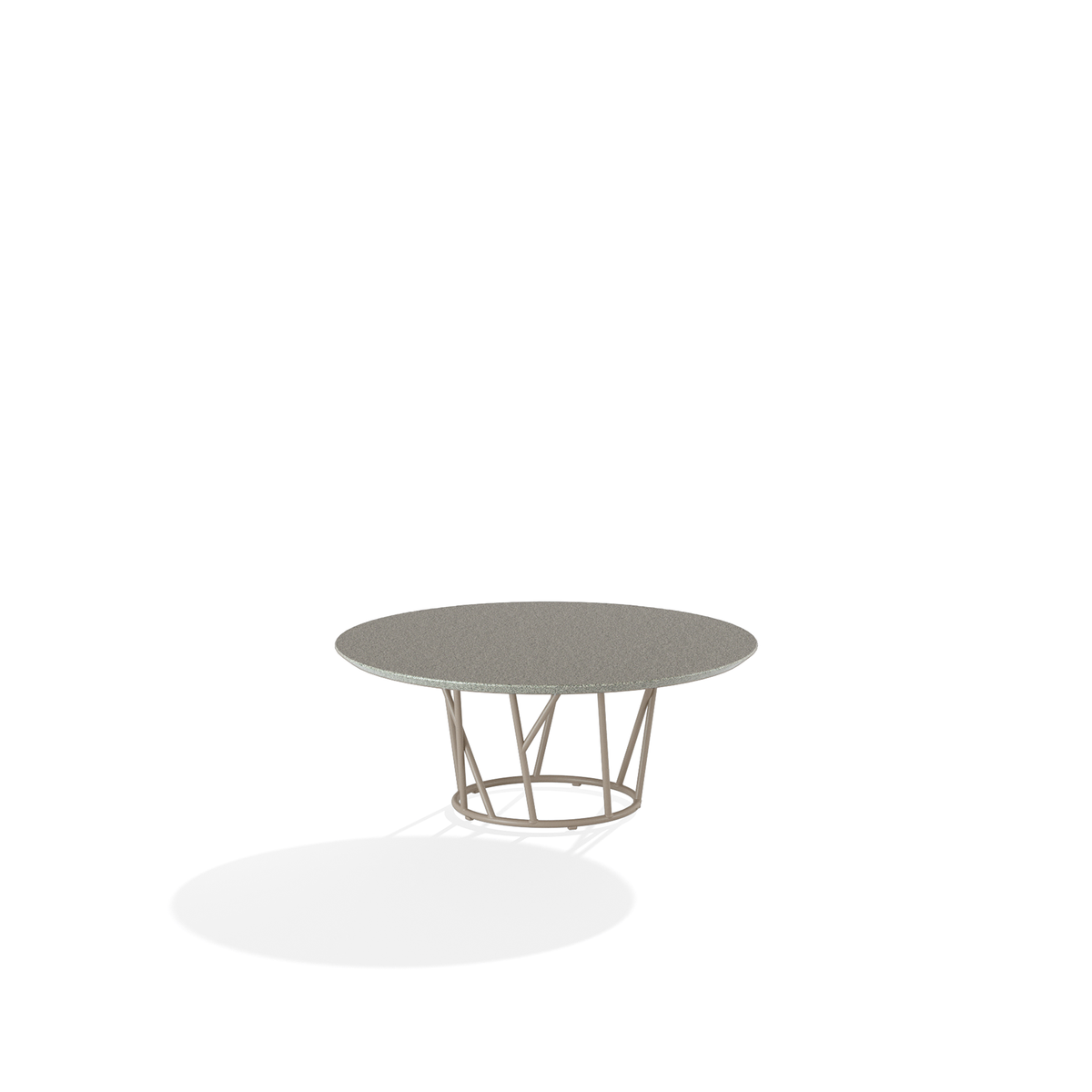 Wild Coffee Table with Speckled Aluminium Top 110 dia x 45 cm (69T2S)
