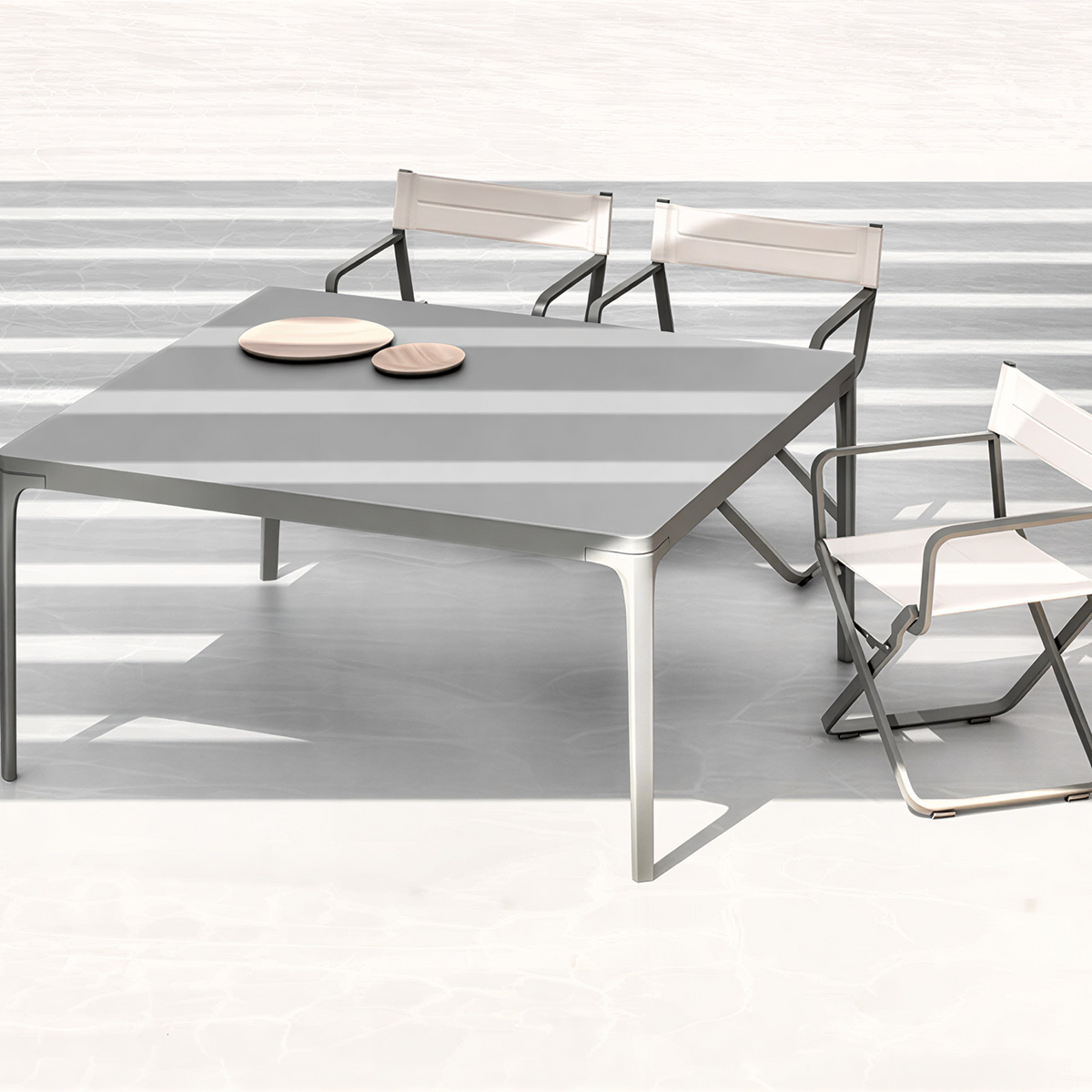 Play XL Square Dining Table 149 x 149 x 75 cm