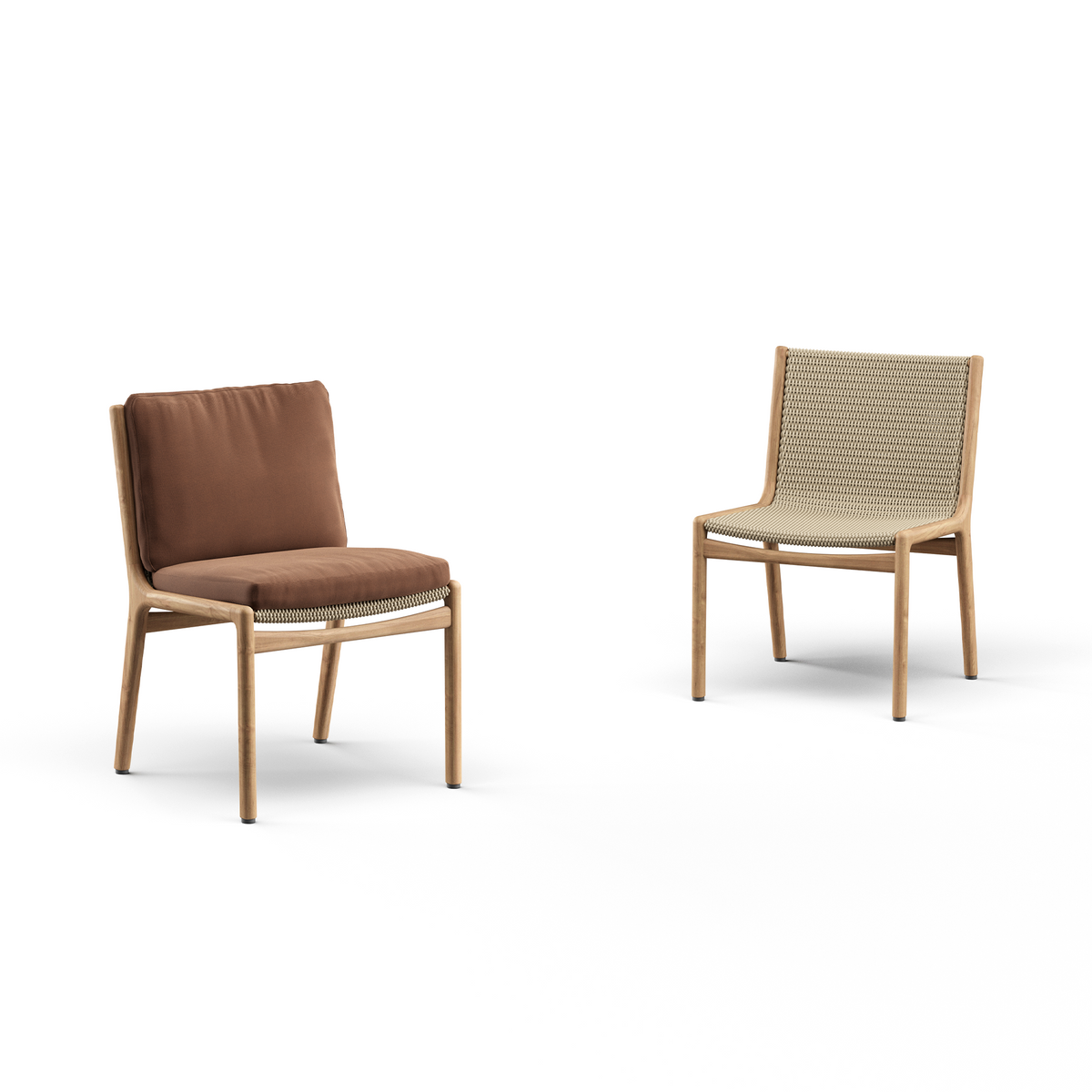 Morellino Dining Side Chair Teak