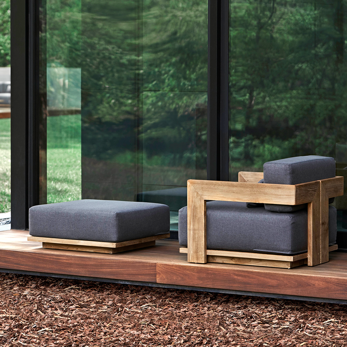 S2 Ottoman Teak